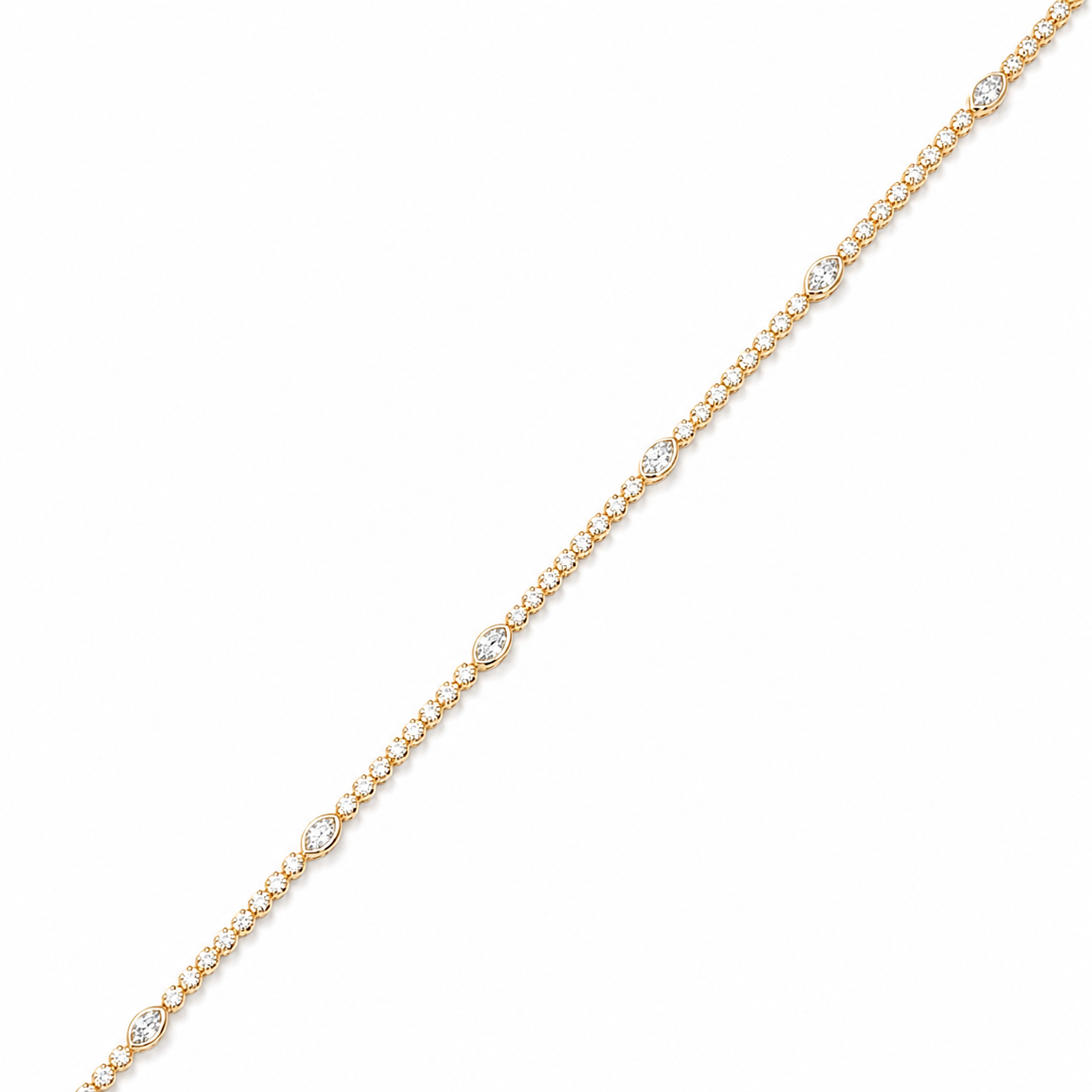 Yellow Gold Diamond Bracelet