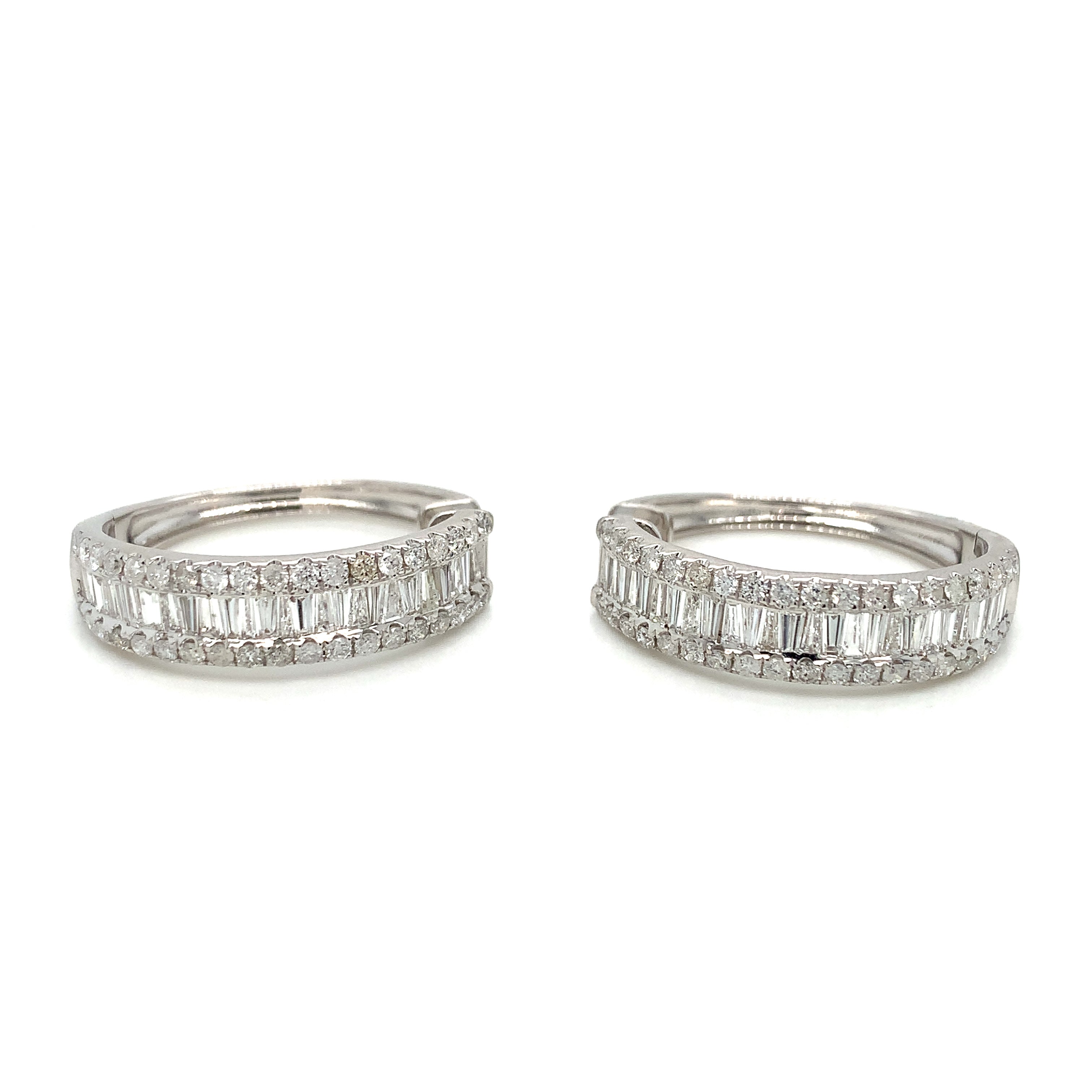 DIAMOND HOOP EARRINGS