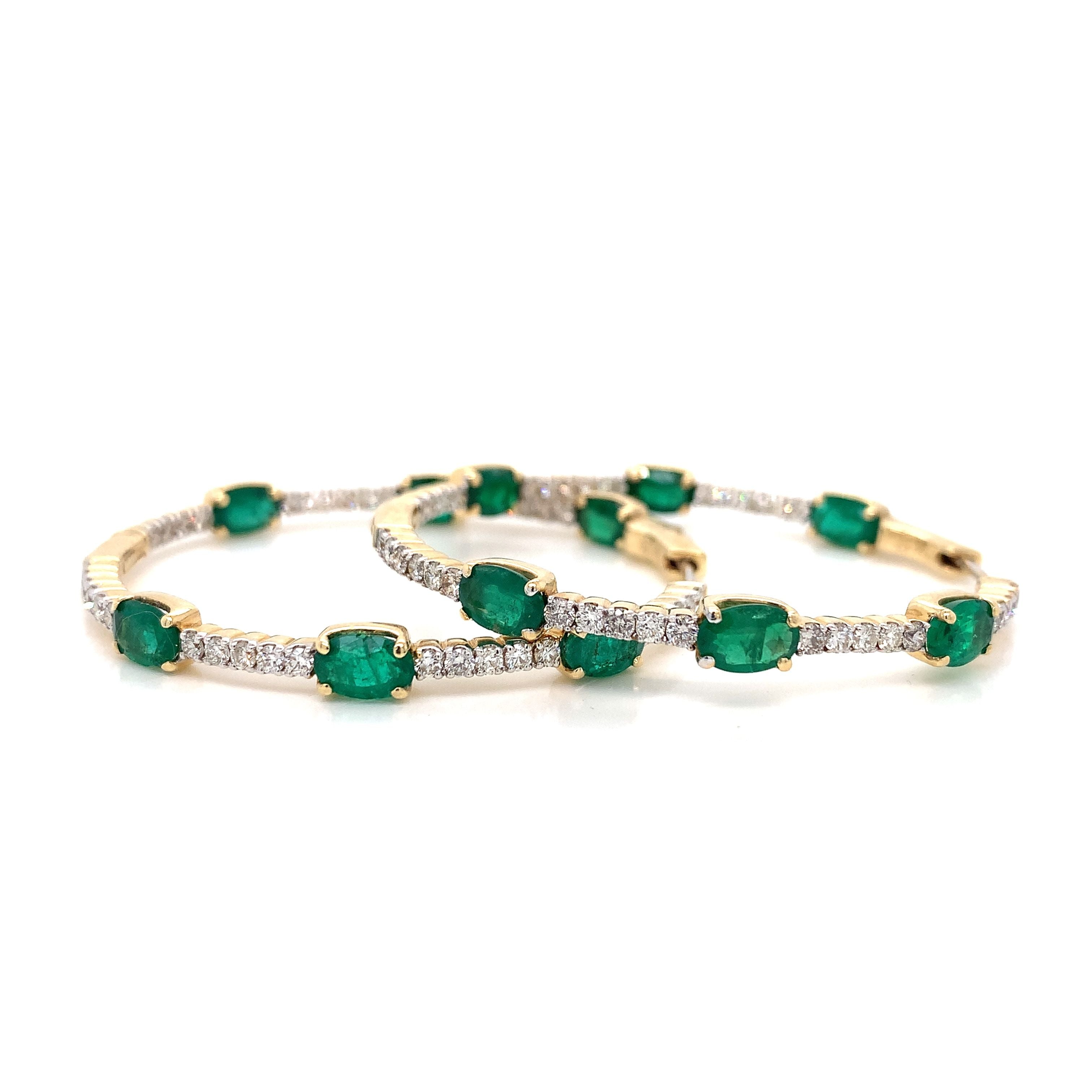 EMERALD HOOPS