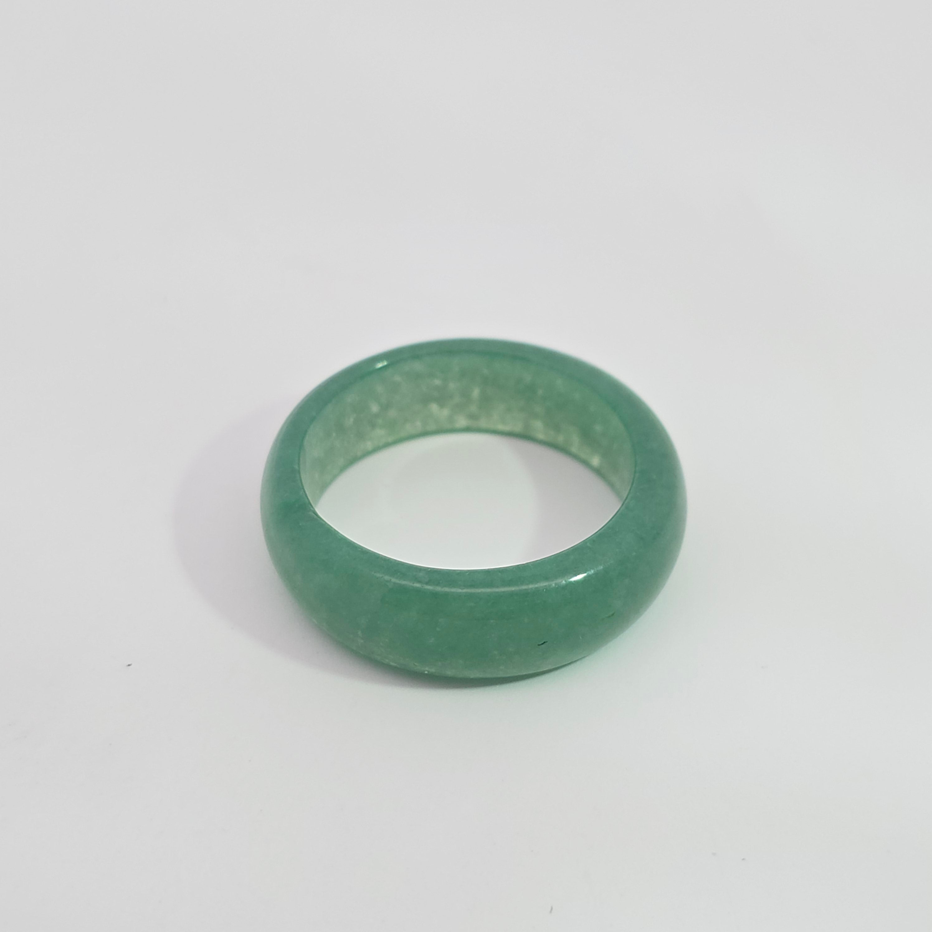 Stone  Ring With Jade Stones