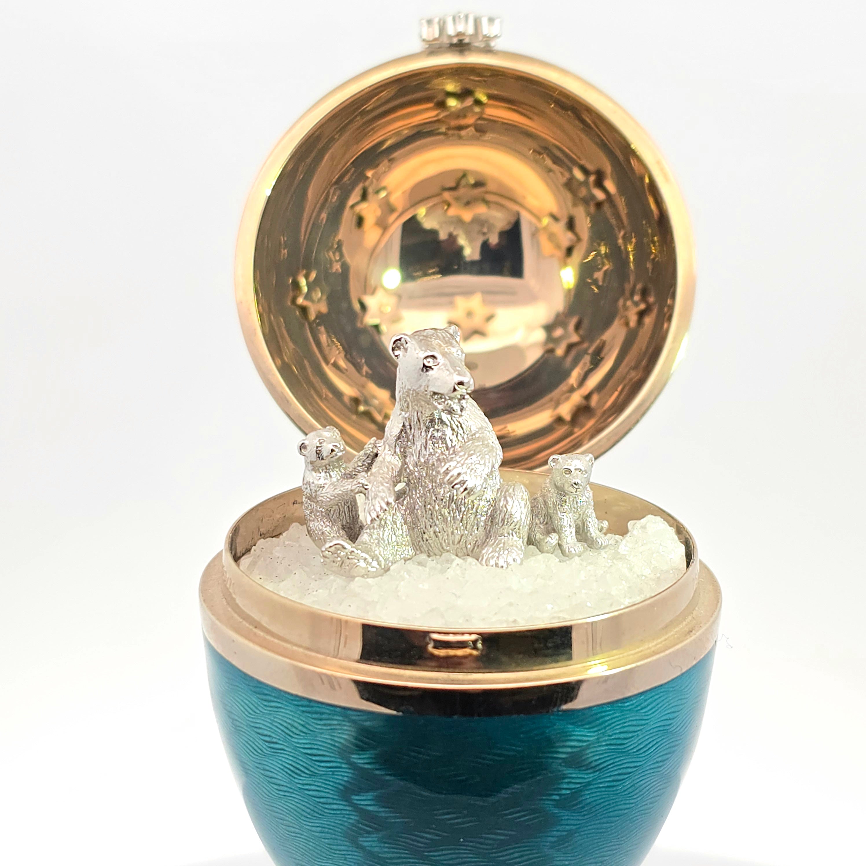 White Gold  Figure With Diamond, Topaz, Crystal, Sardonyx, Enamel Stones