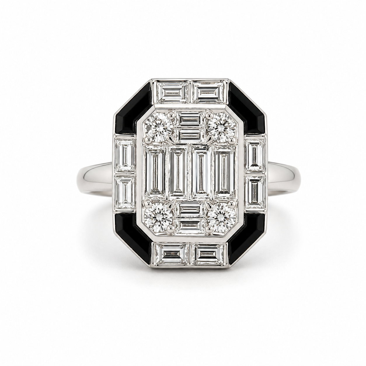 White Gold Diamond Ring