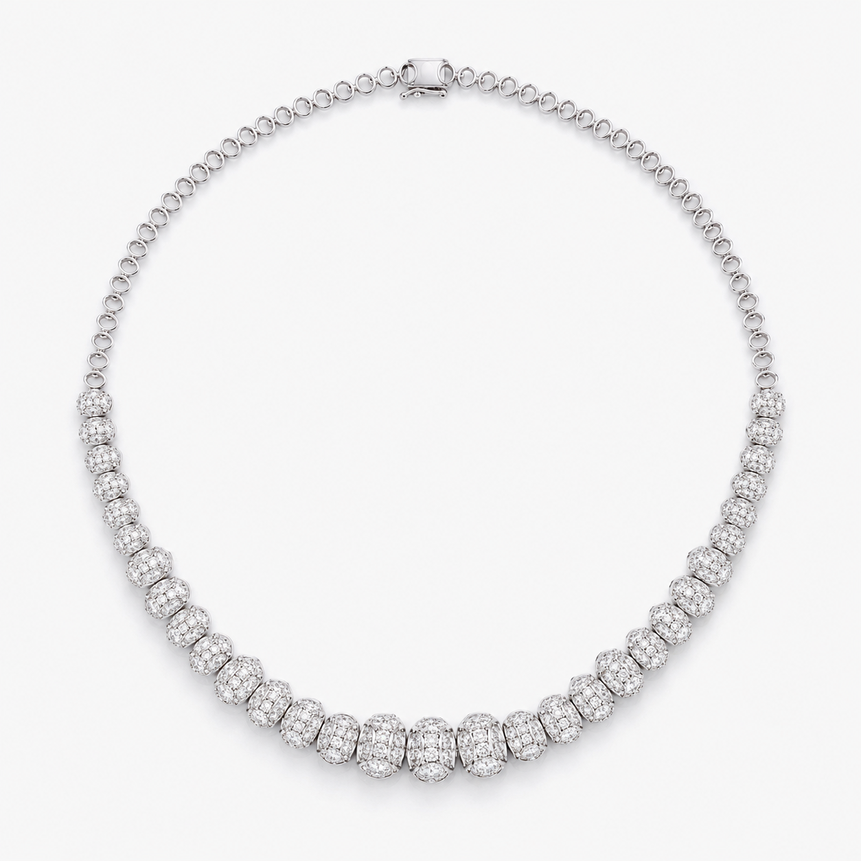 White Gold Diamond Necklace
