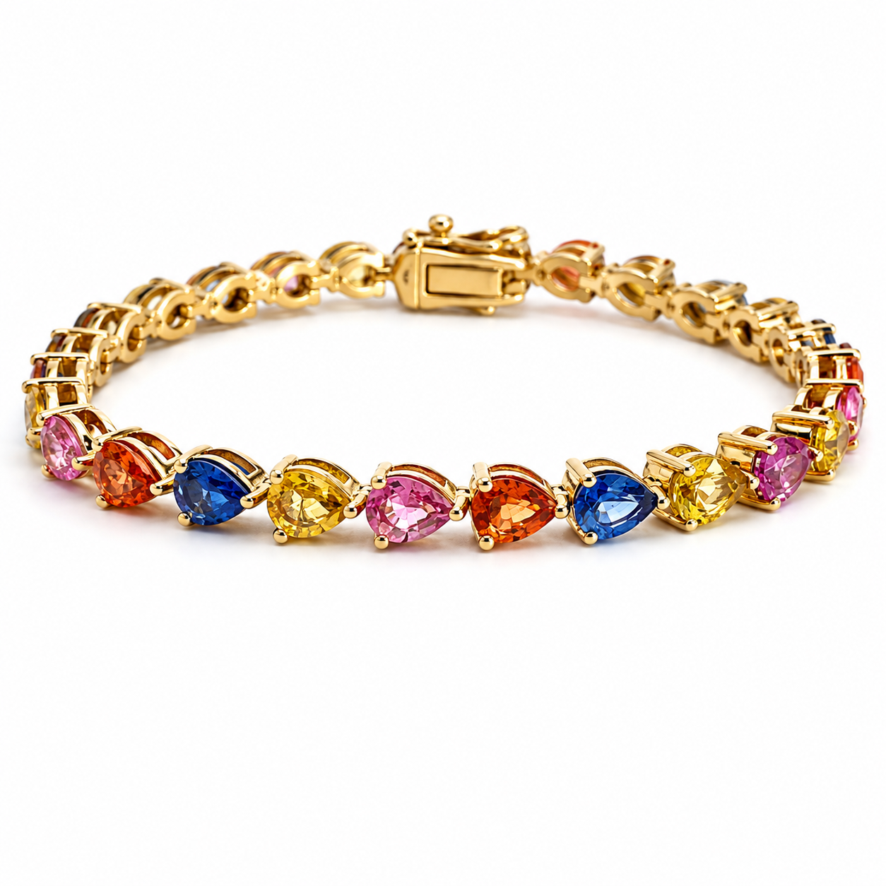 Yellow Gold Sapphire Bracelet