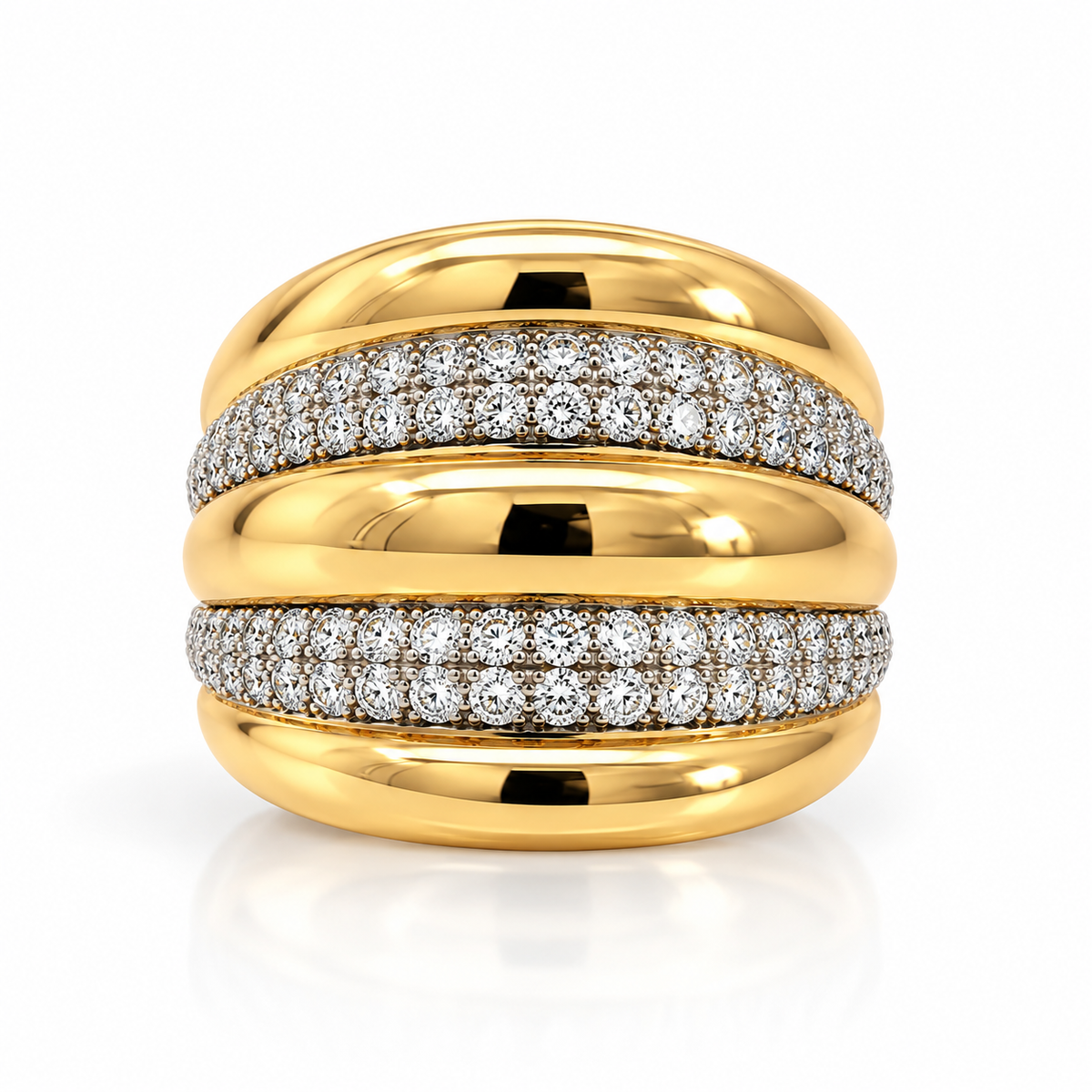 Yellow Gold Diamond Rind