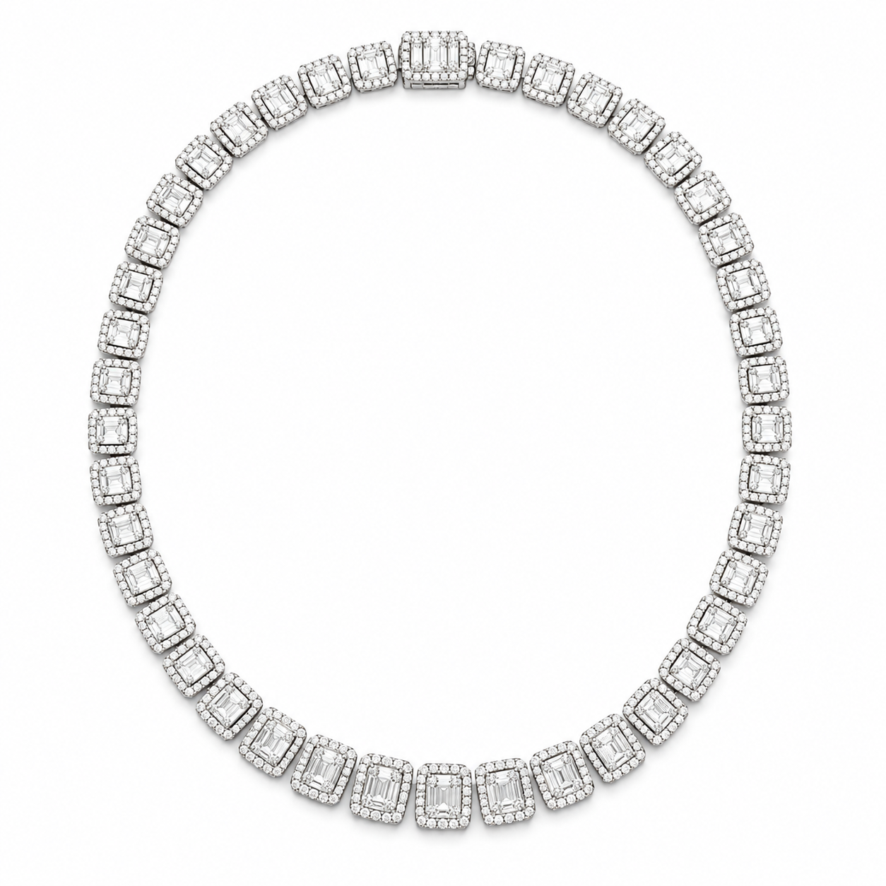 White Gold Diamond Necklace