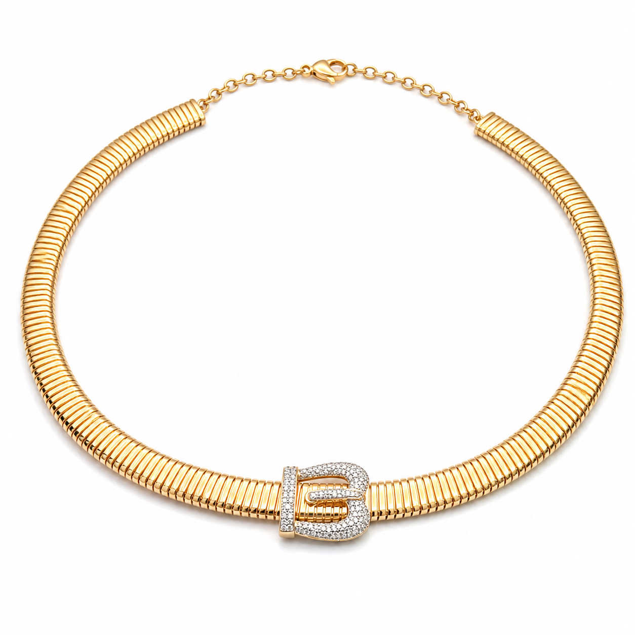 Yellow Gold Diamond Necklace