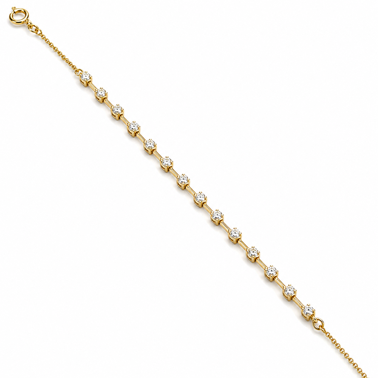 Yellow Gold Diamond Bracelet