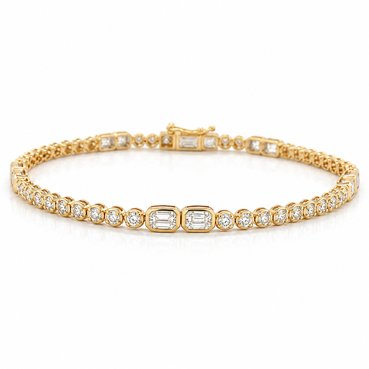 Yellow Gold Diamond Bracelet