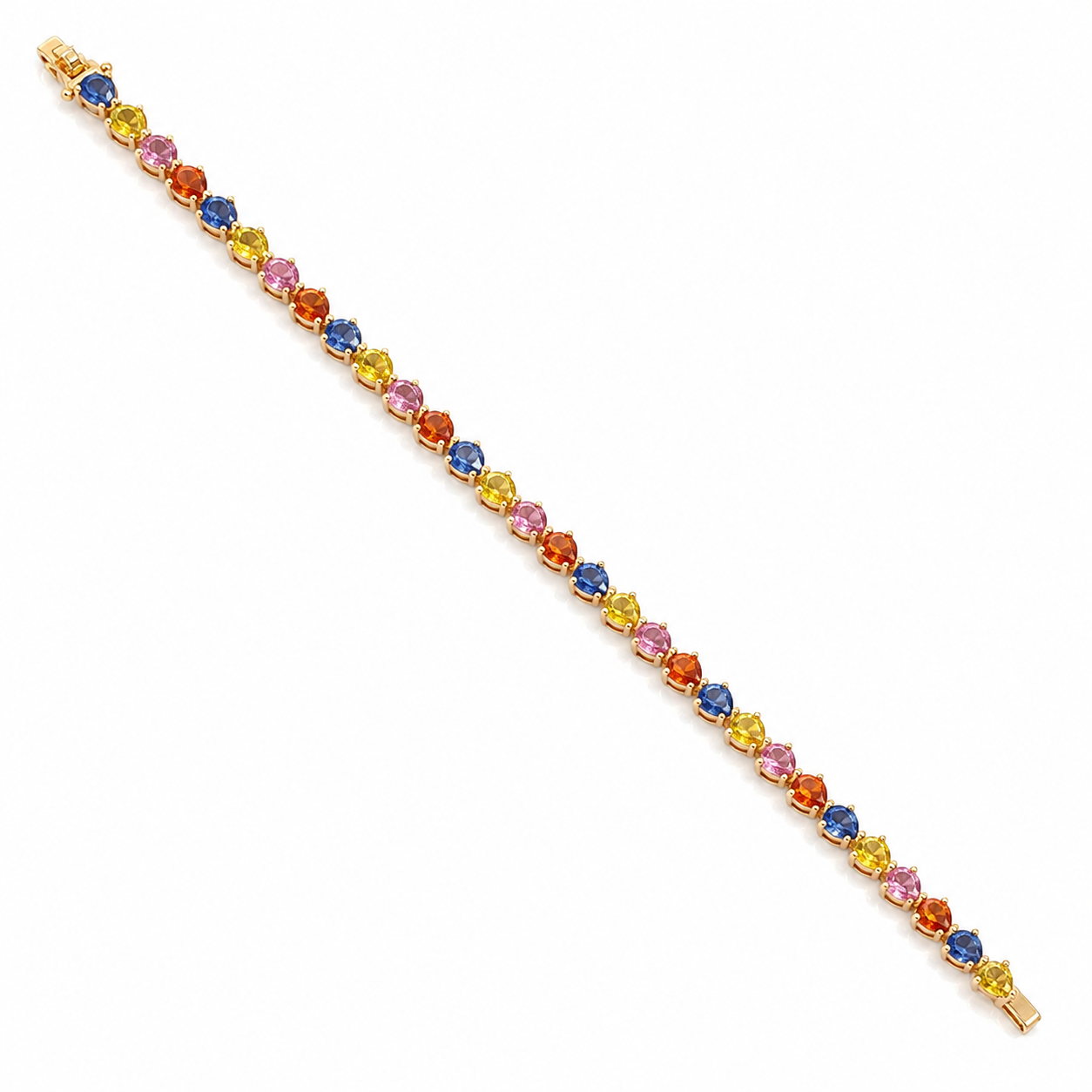 Yellow Gold Sapphire Bracelet