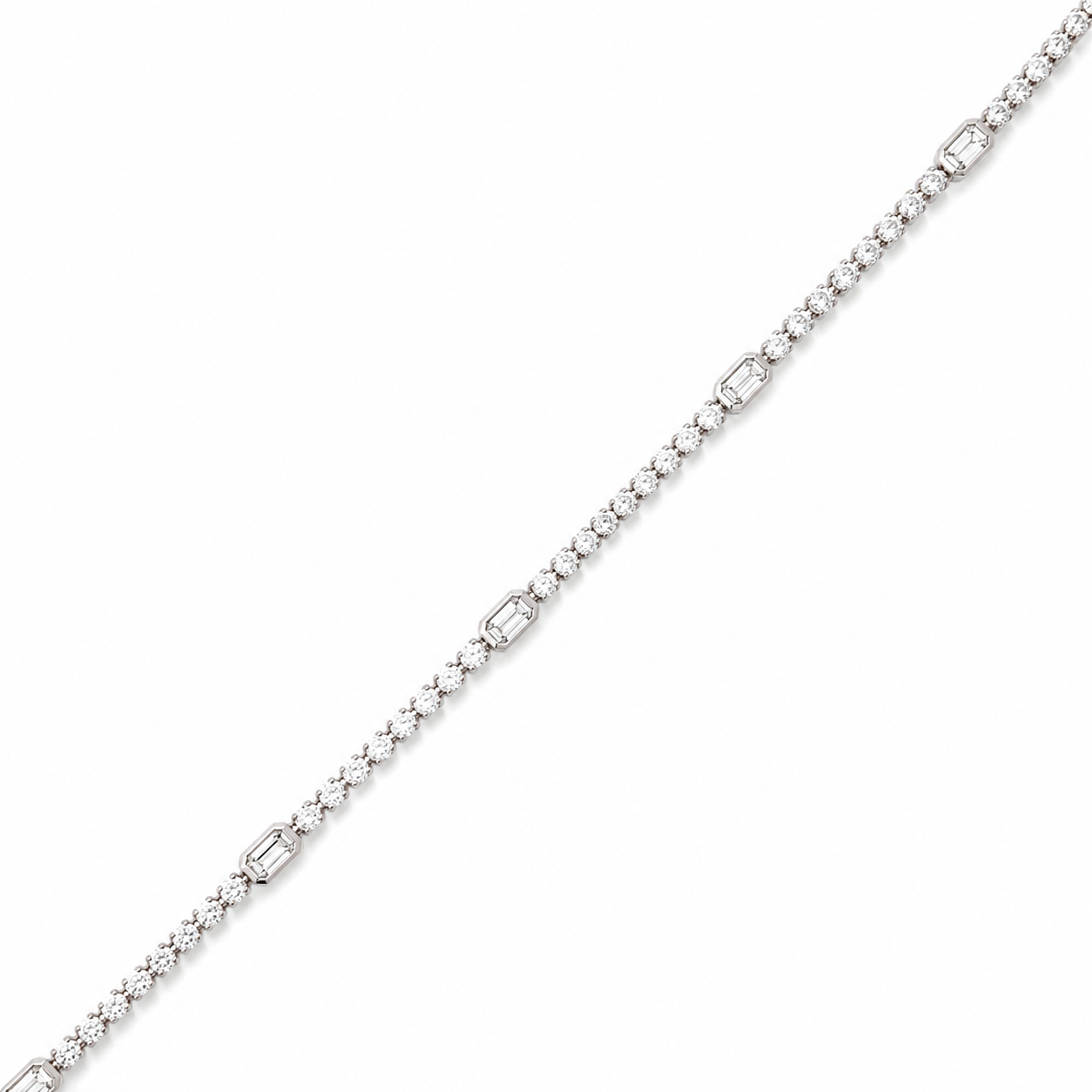 White Gold Diamond Bracelet