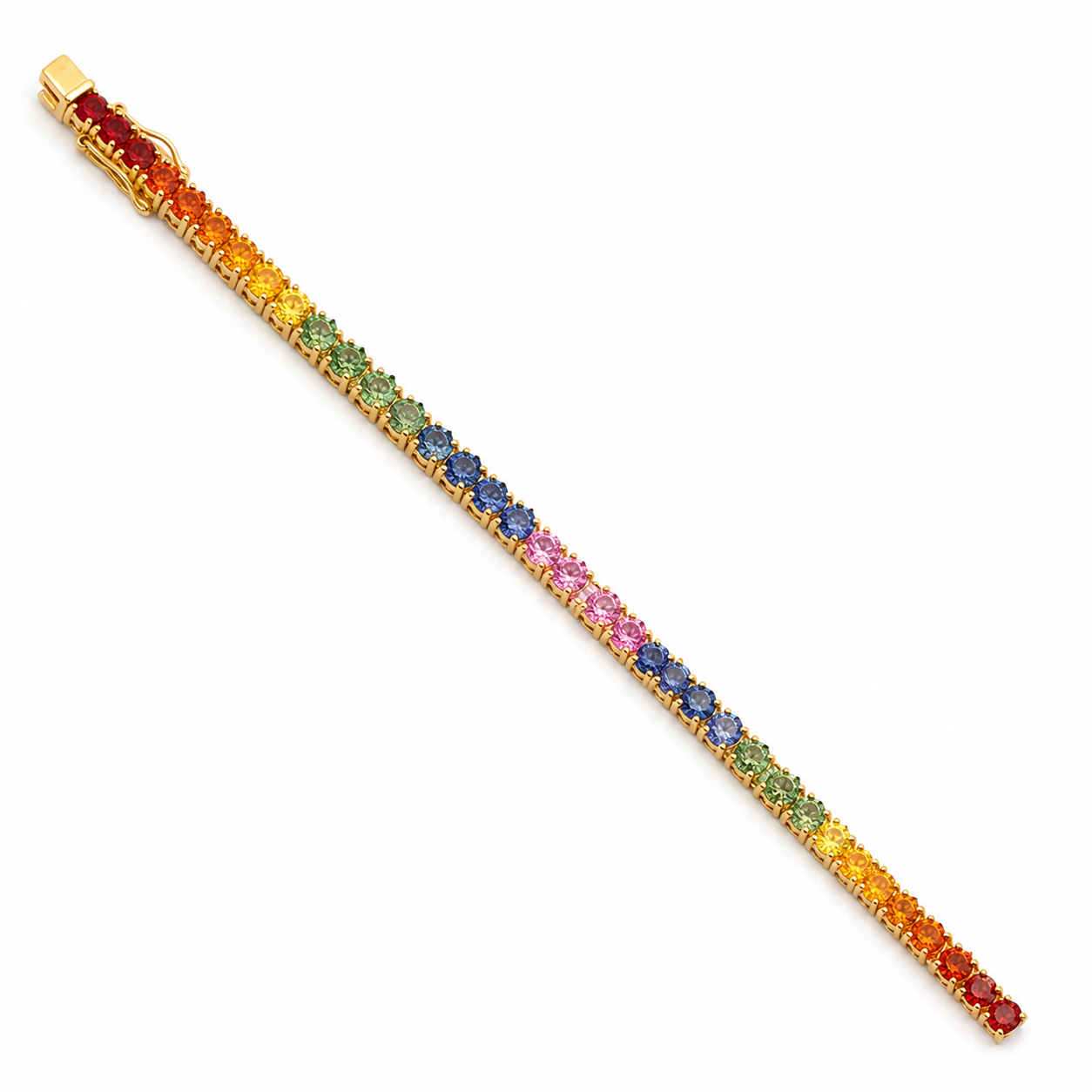 Yellow Gold Sapphire Bracelet