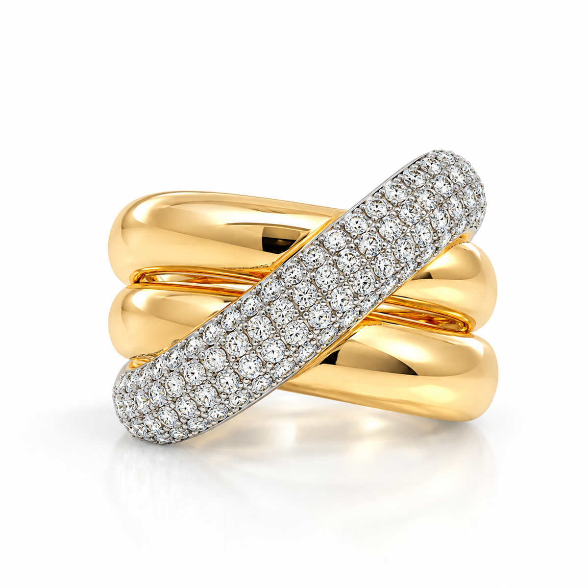 Yellow Gold Diamond Rind