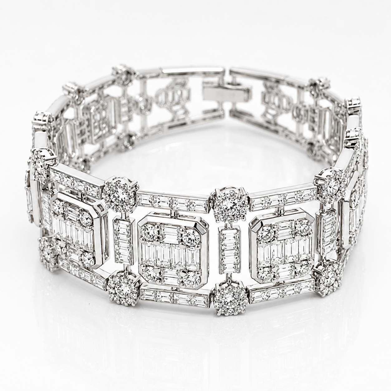 White Gold Diamond Bracelet
