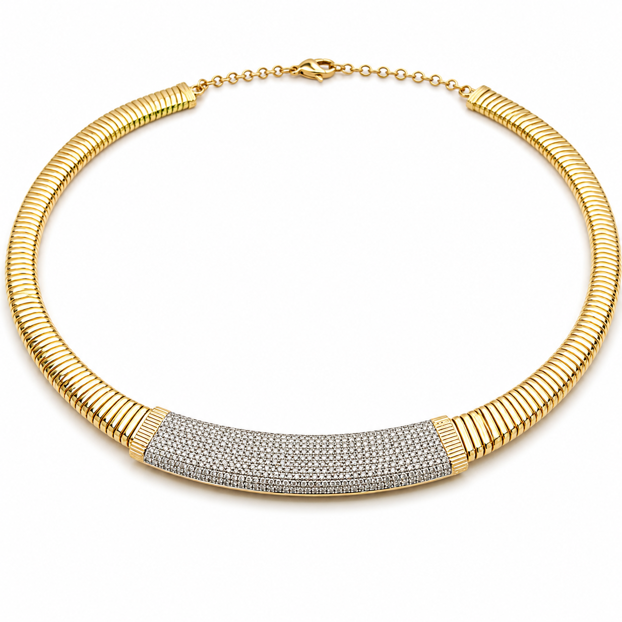 Yellow Gold Diamond Necklace