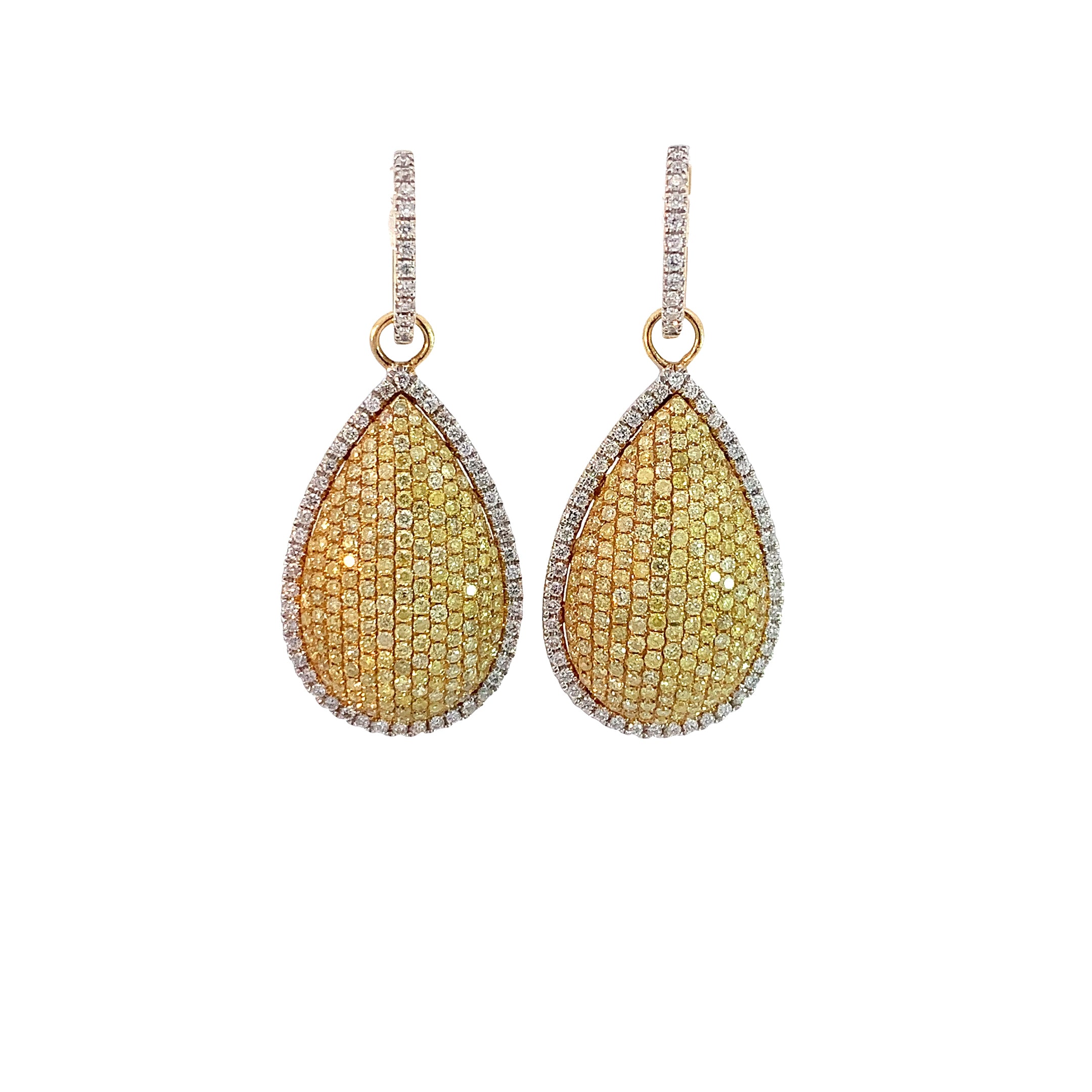 YELLOW DIAMOND EARRINGS