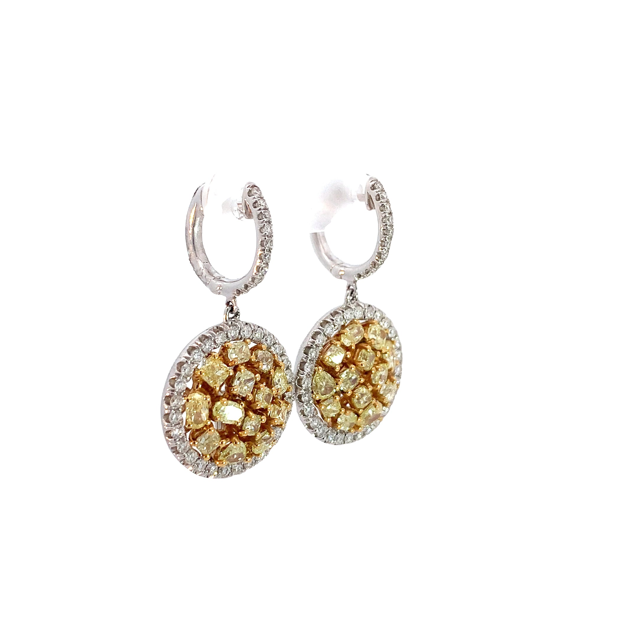 YELLOW DIAMOND EARRINGS