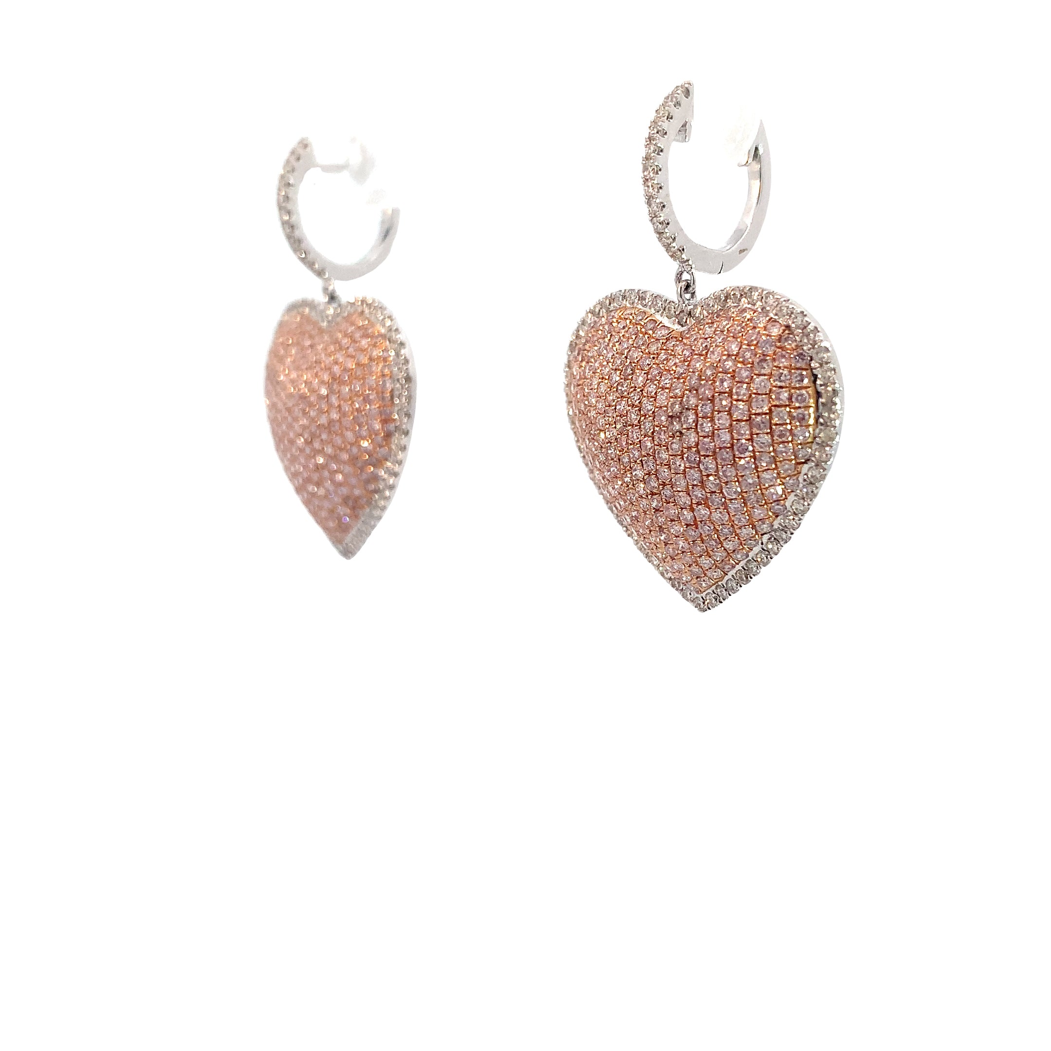 PINK DIAMOND EARRINGS