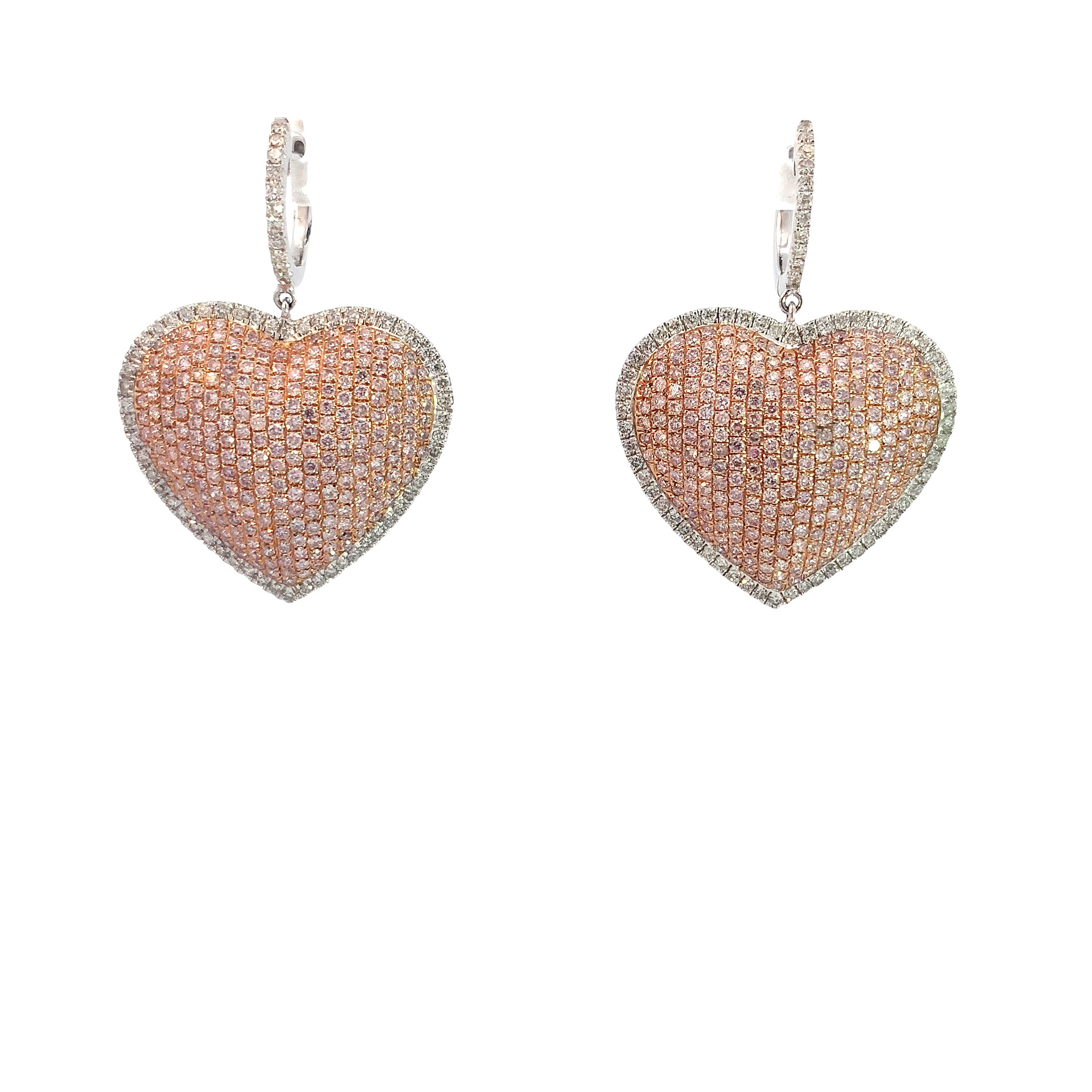 PINK DIAMOND EARRINGS