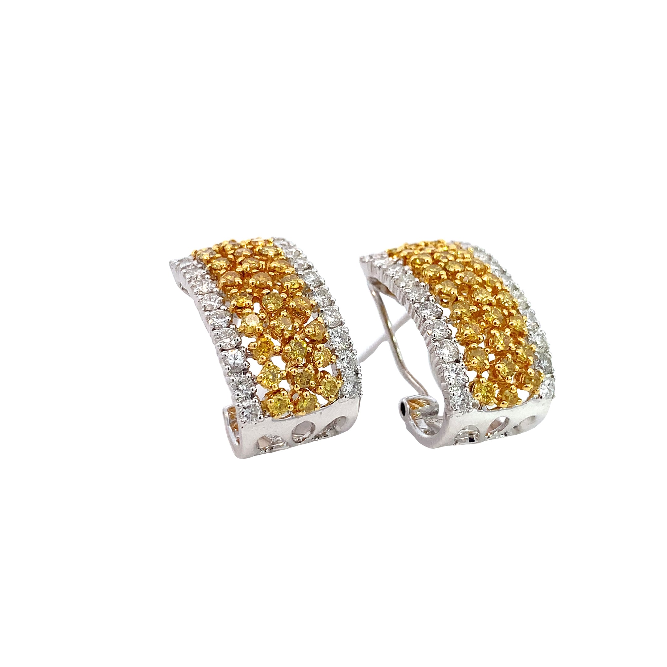 YELLOW DIAMOND EARRINGS