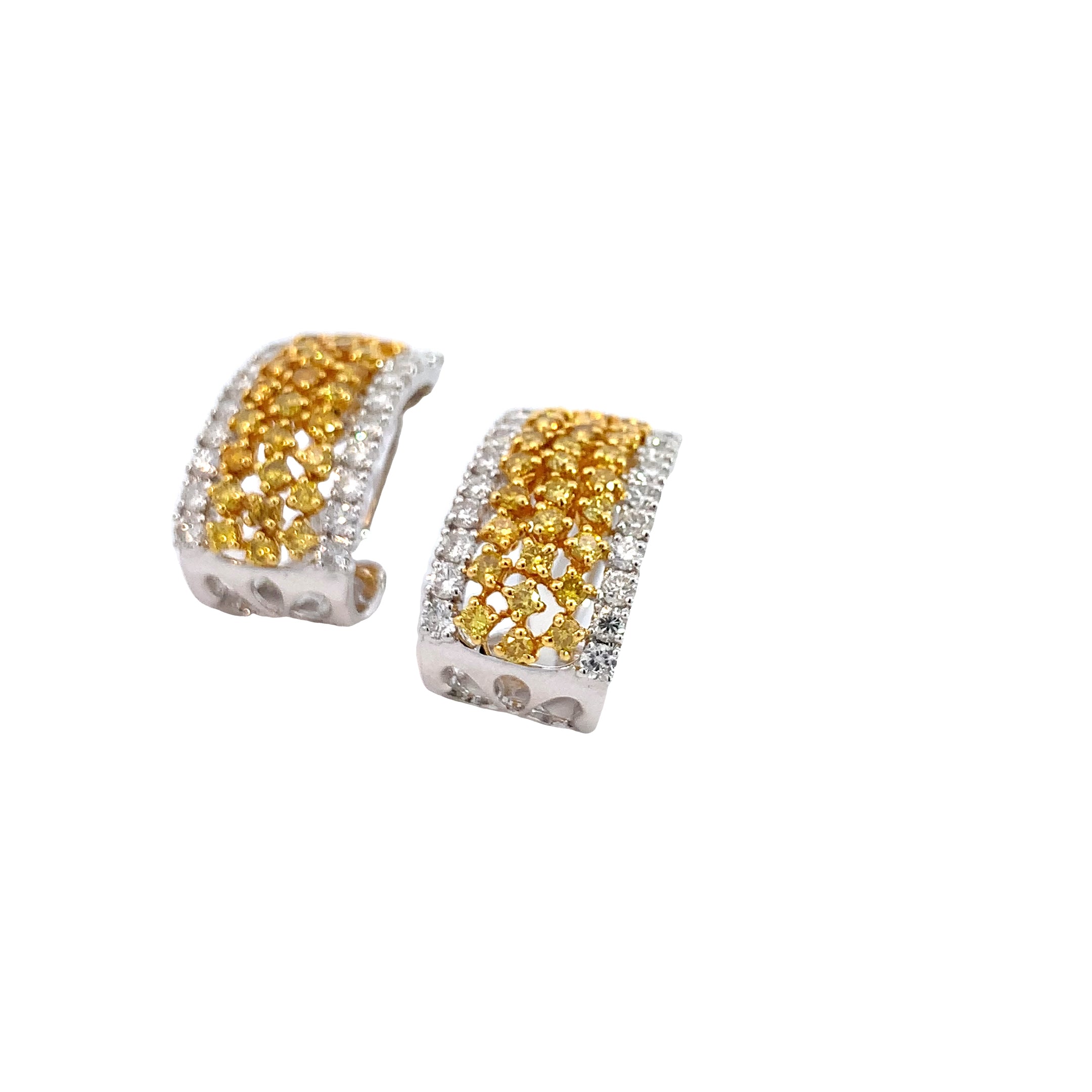 YELLOW DIAMOND EARRINGS