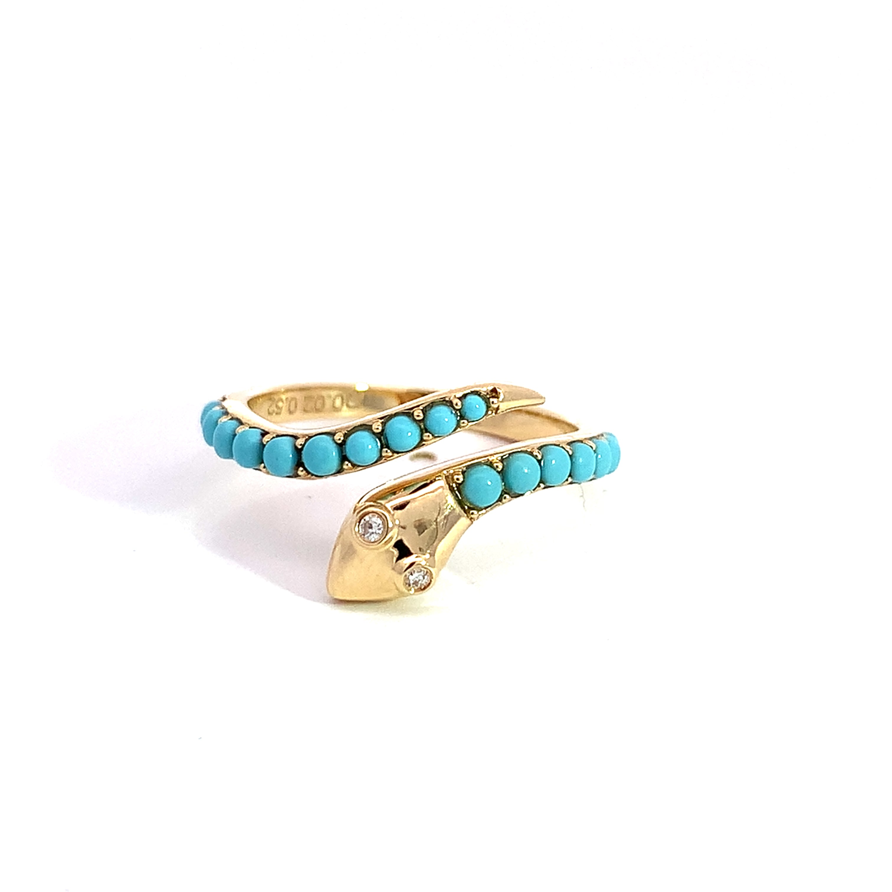 TURQUTURQUOISE SNAKE RING