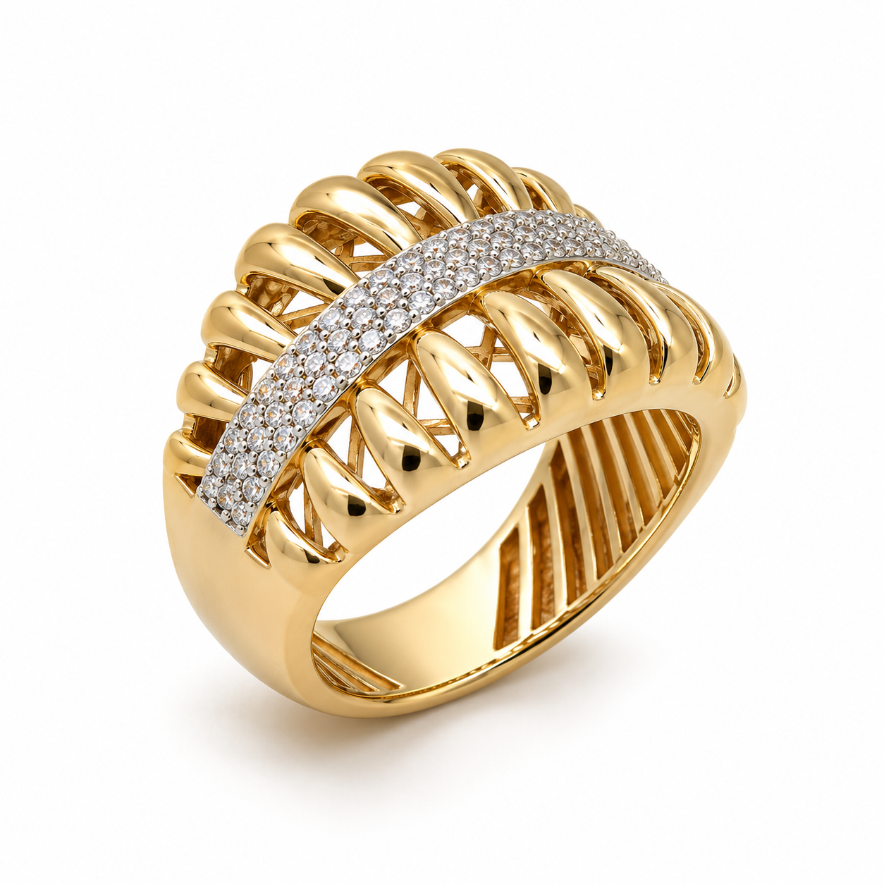 Yellow Gold Diamond Ring