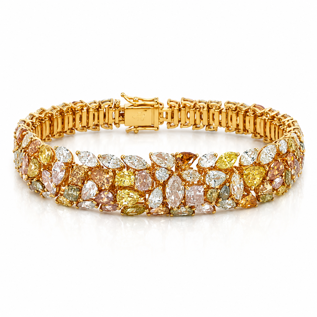 Yellow Gold Yellow Diamond Bracelet