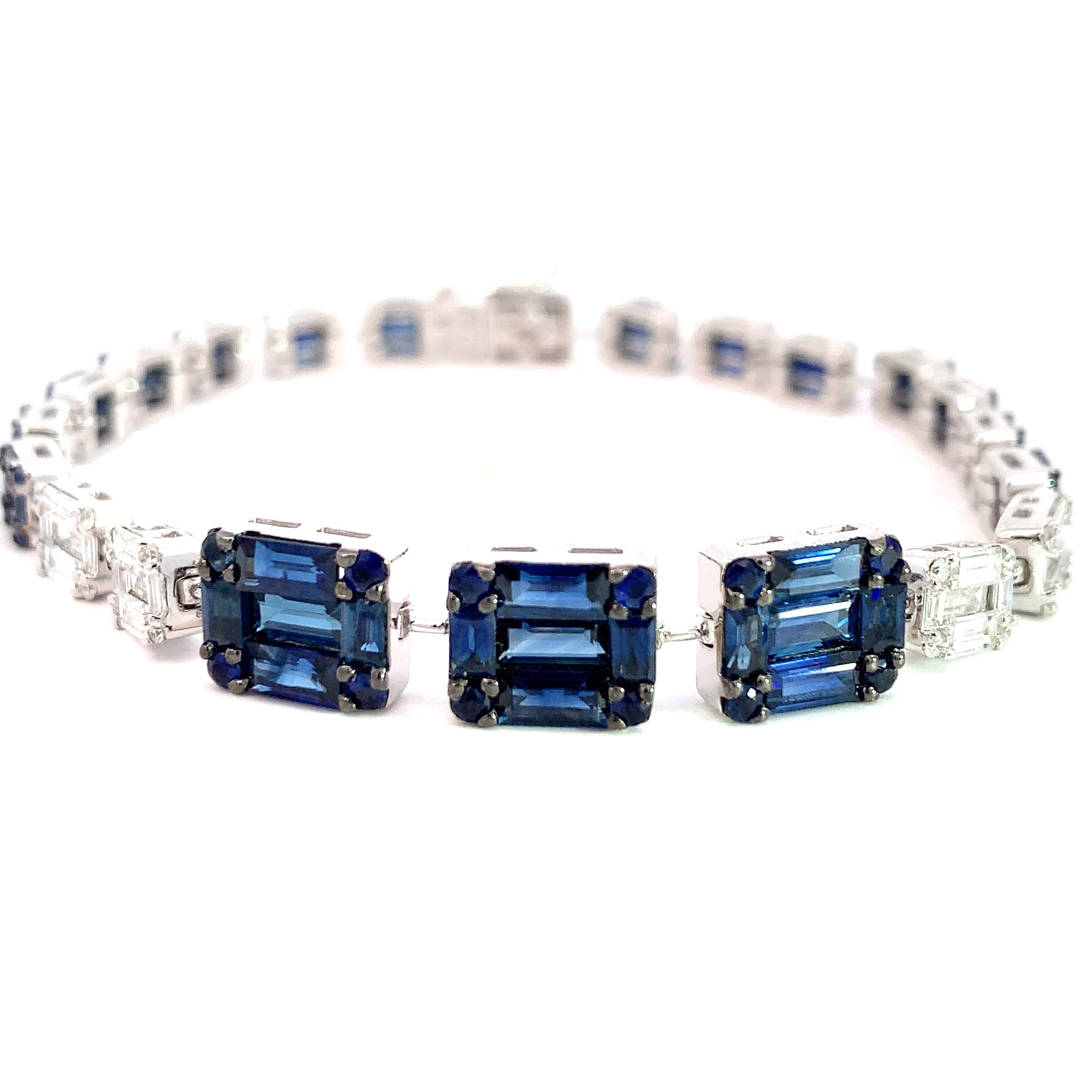 DIAMOND SAPPHIRE BRACELET