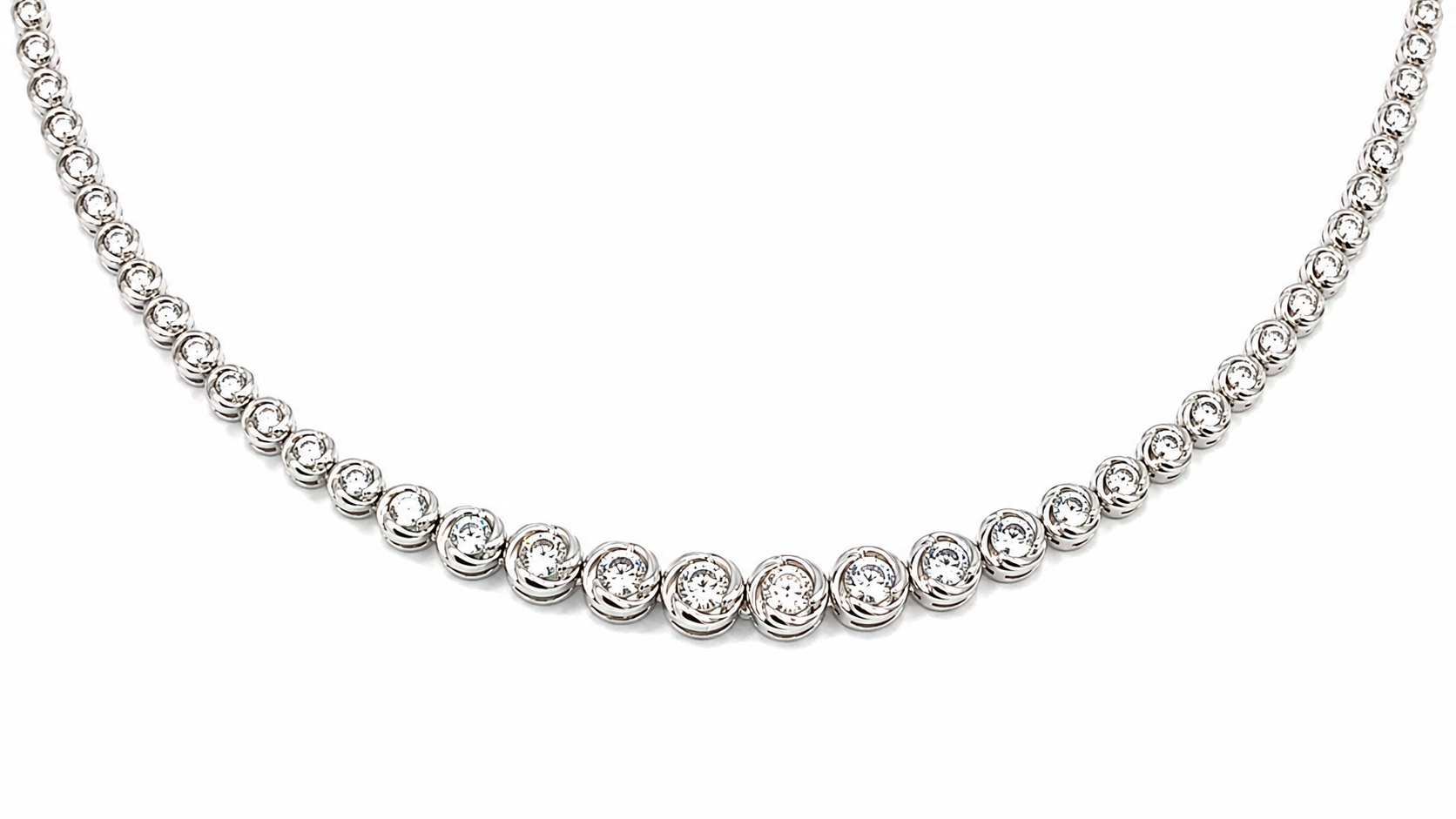 White Gold Diamond Necklace