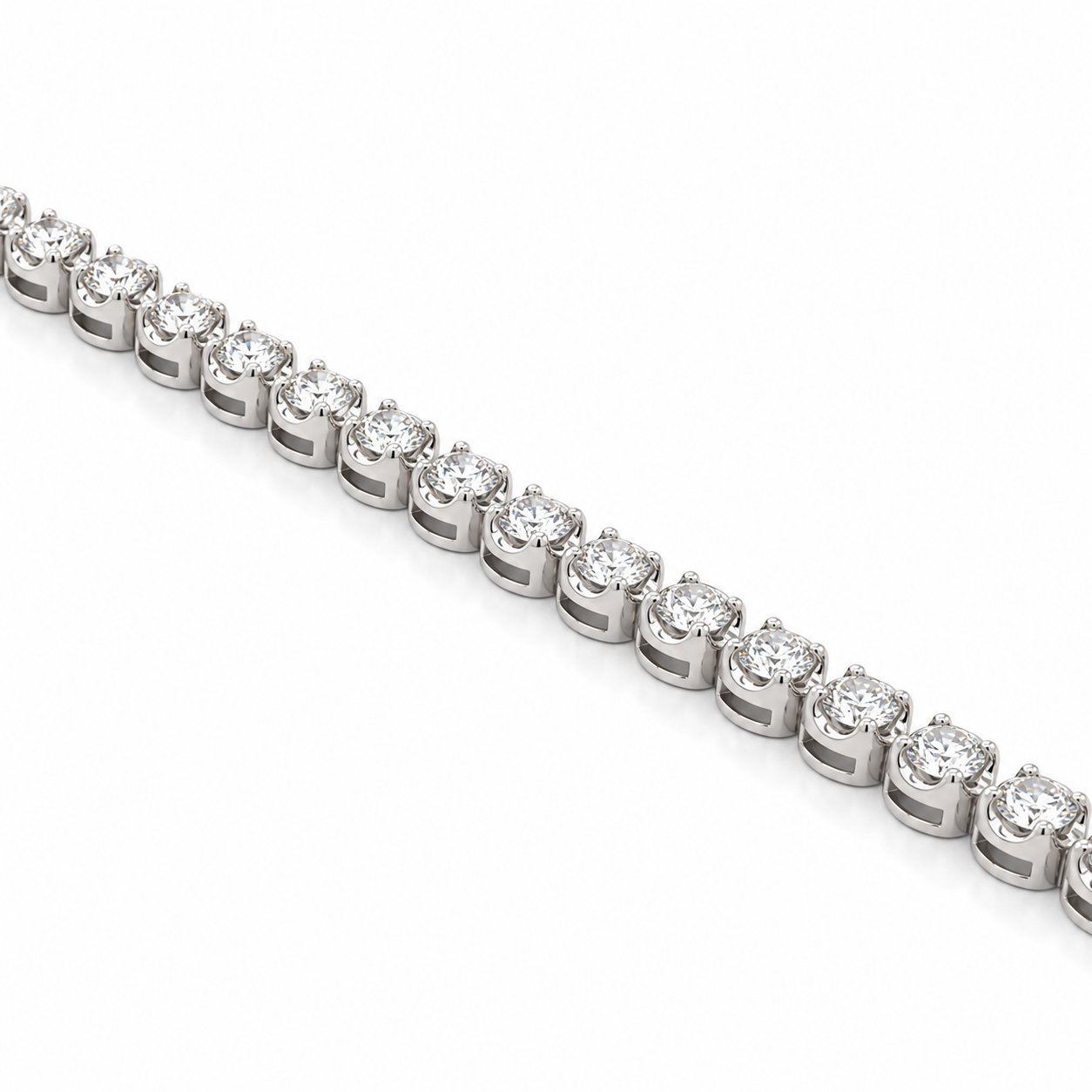 White Gold Diamond Tennis Bracelet