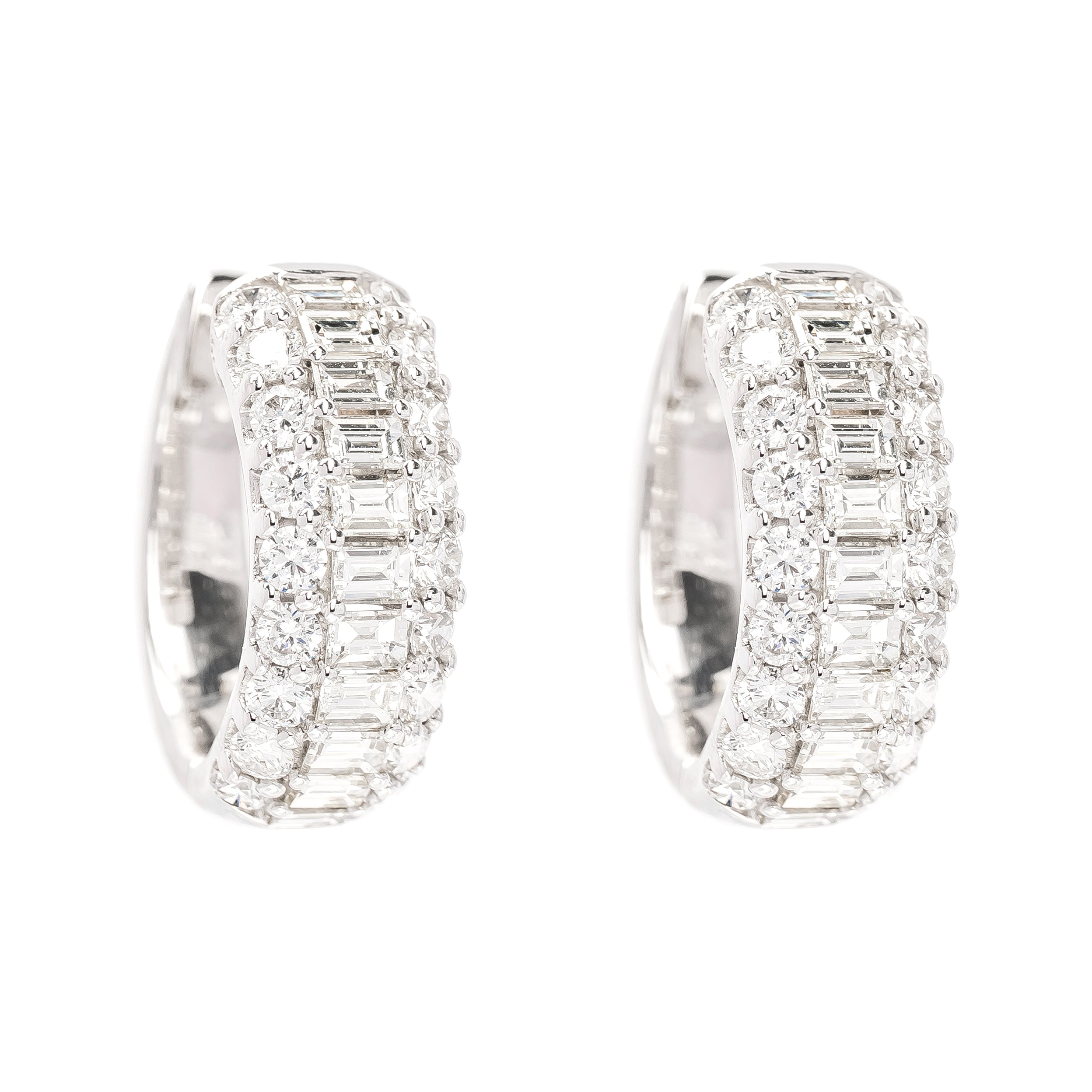 DIAMOND HOOP EARRINGS