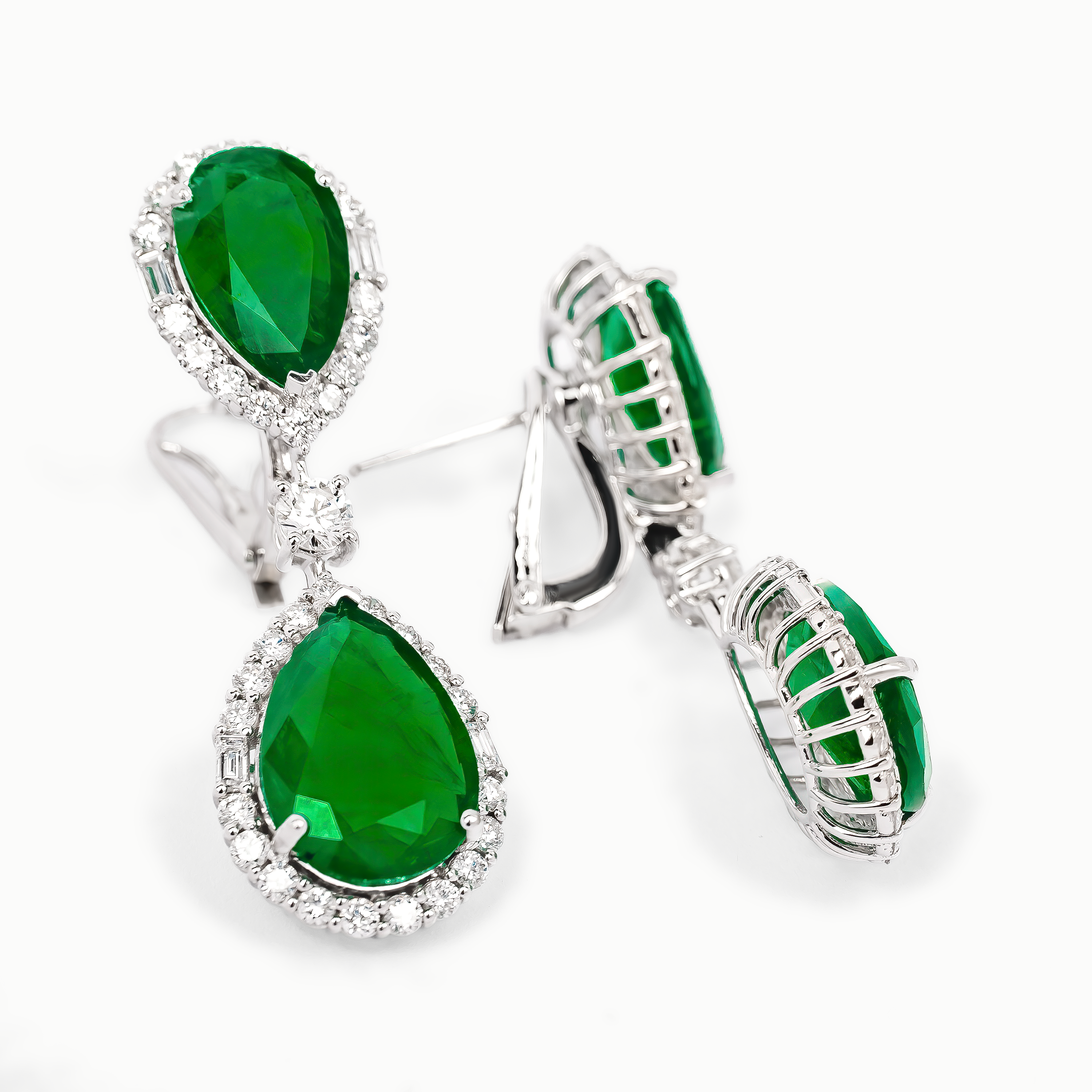 WHITE GOLD EARRINGS