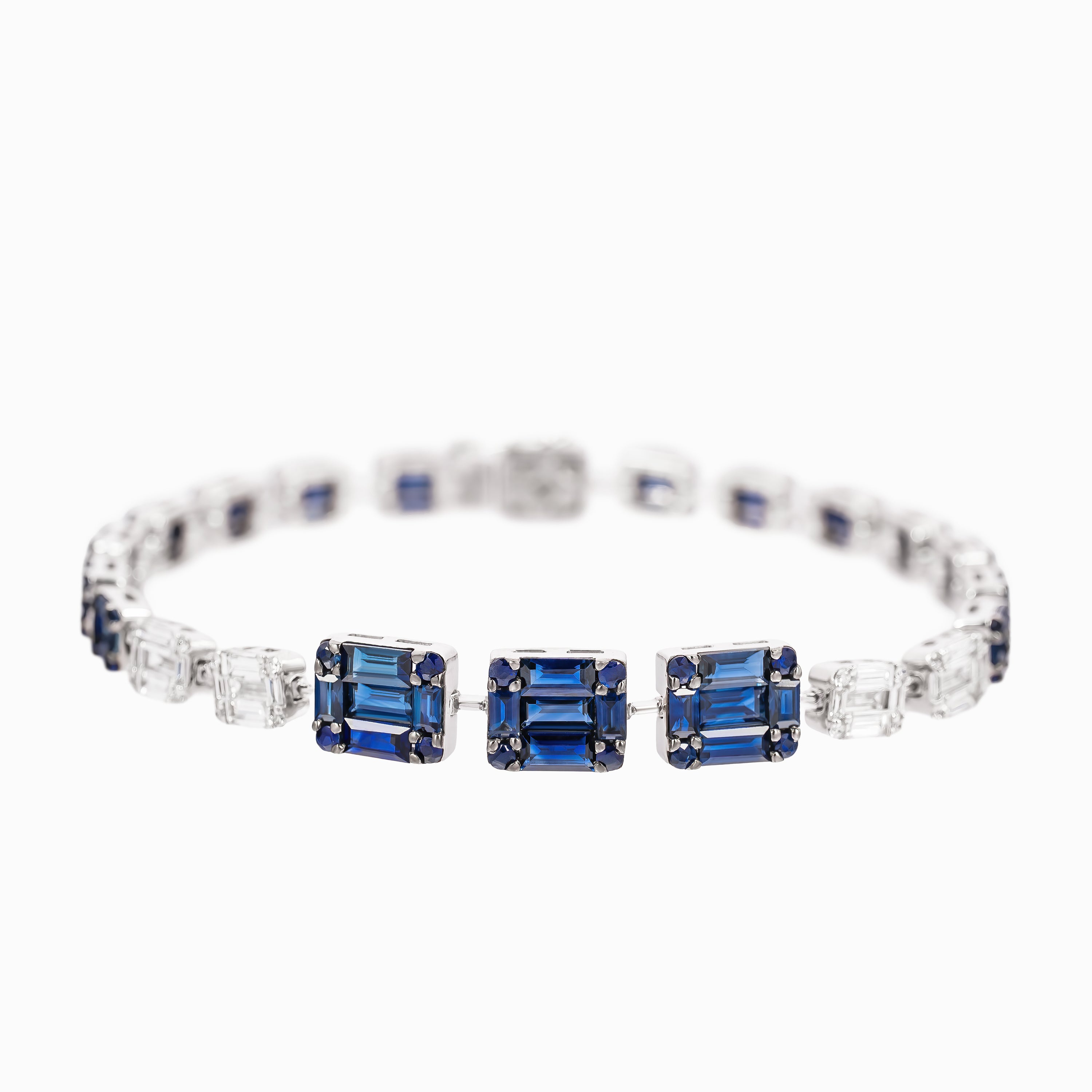 DIAMOND SAPPHIRE BRACELET