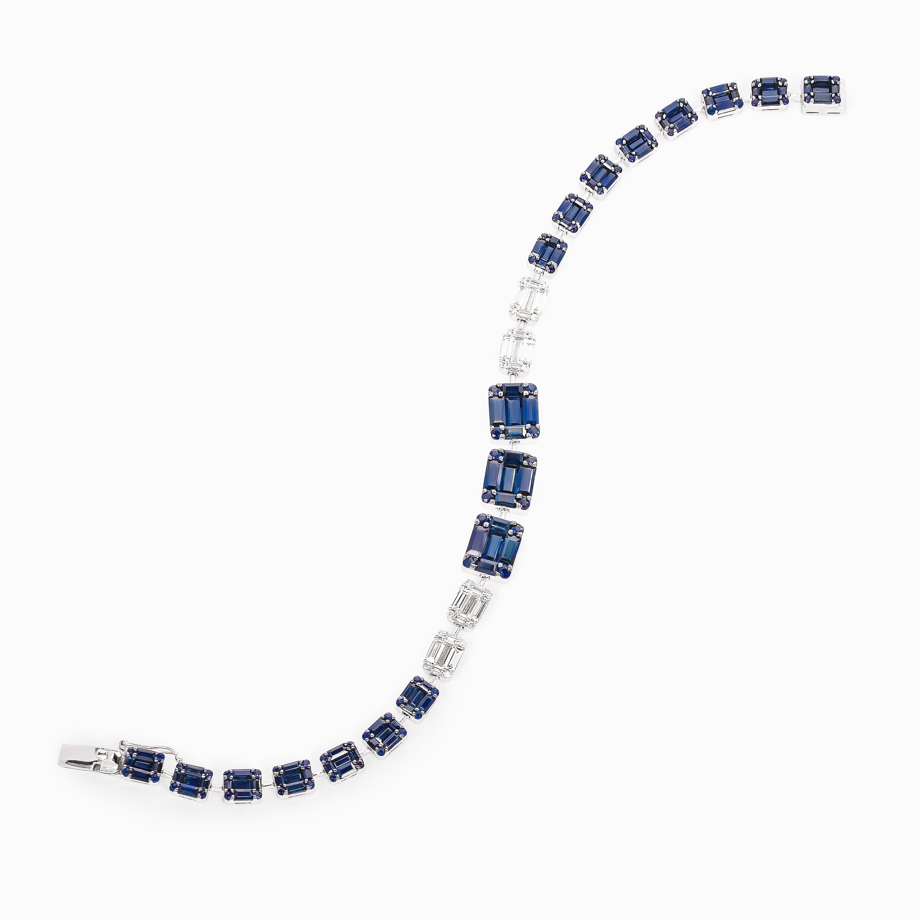DIAMOND SAPPHIRE BRACELET