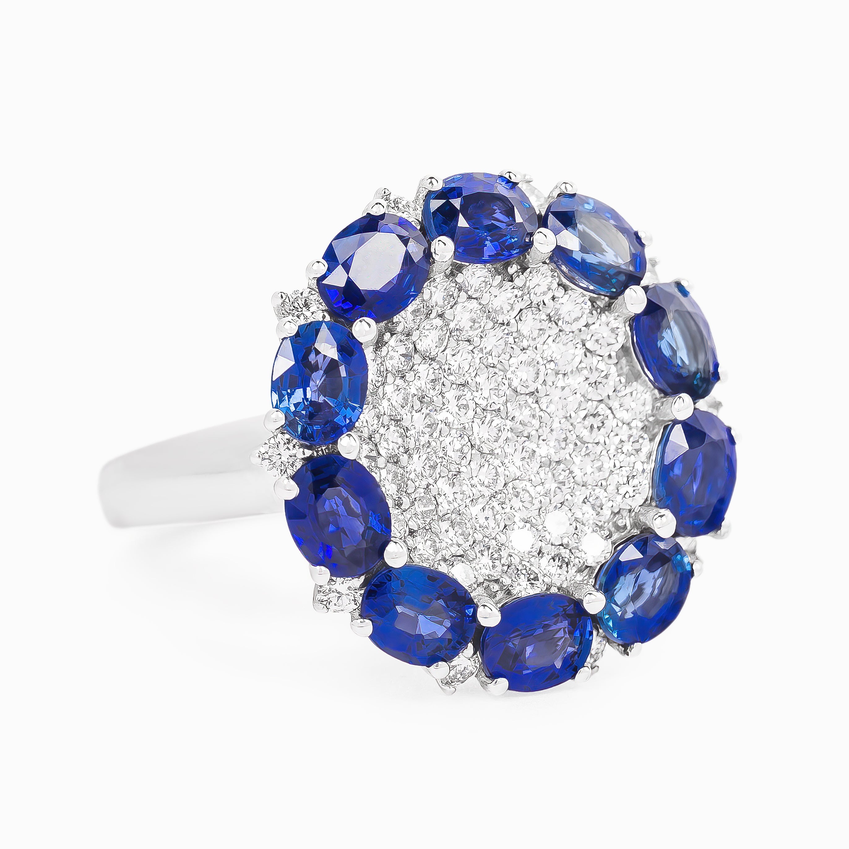 SAPPHIRE FLOWER RING