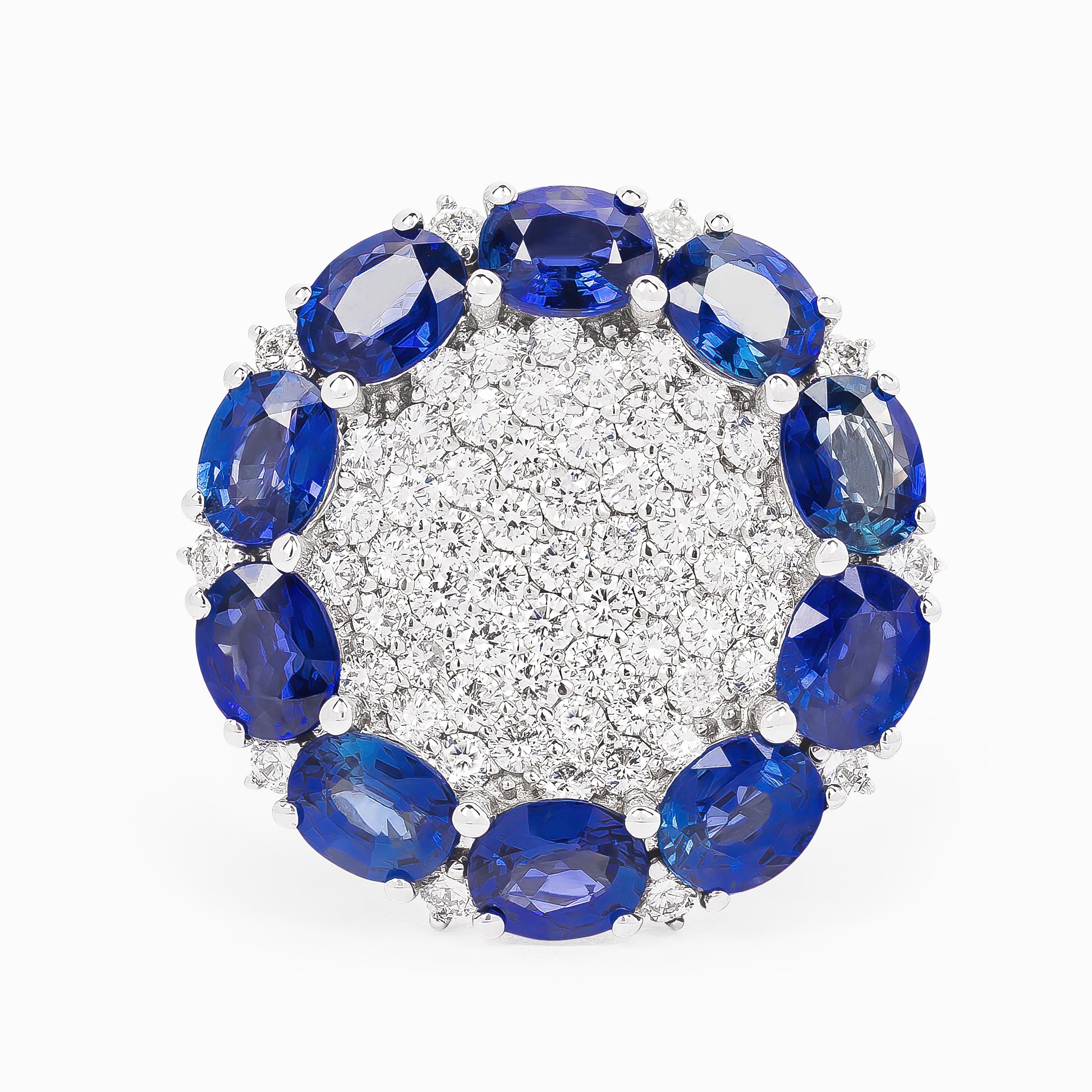 SAPPHIRE FLOWER RING