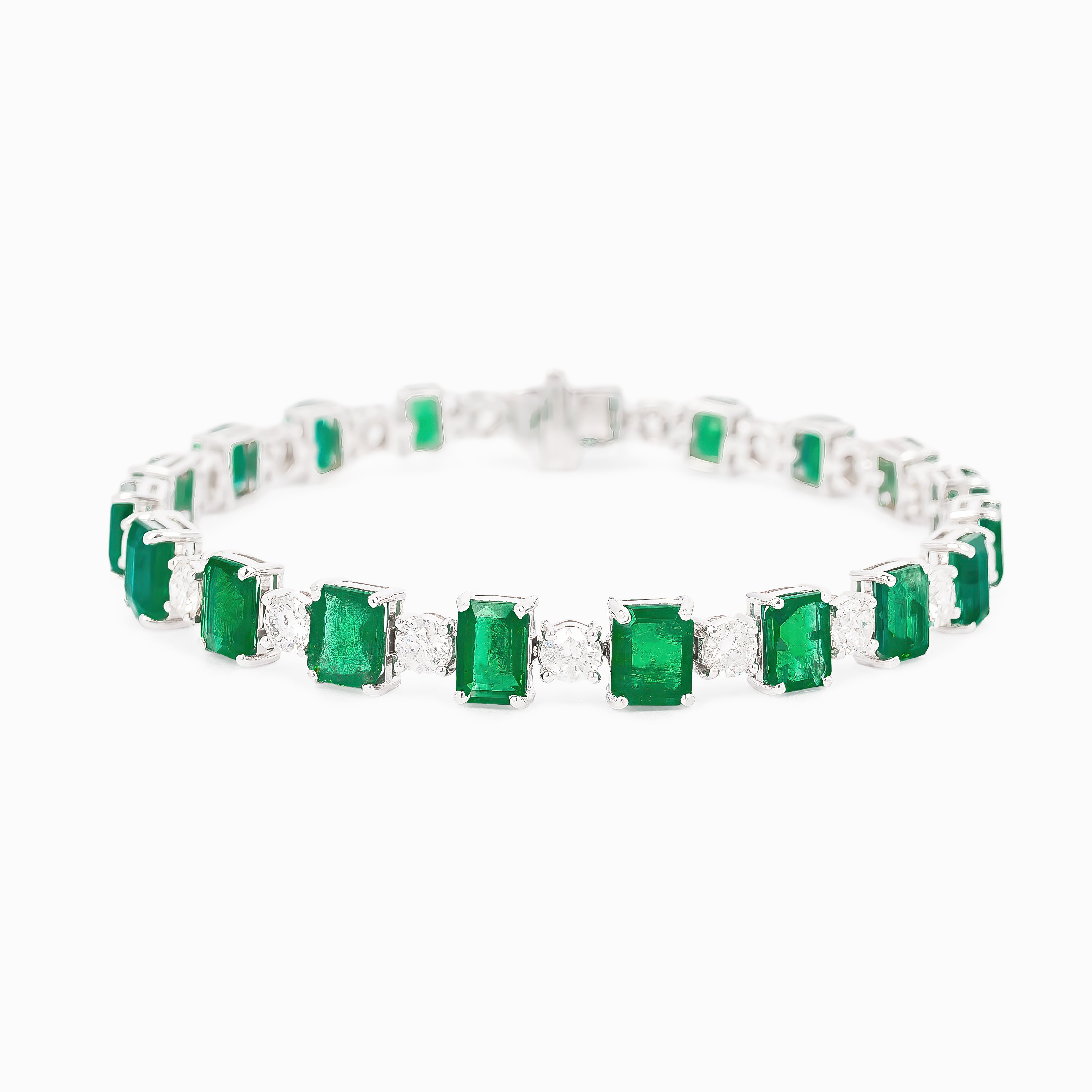 DIAMOND EMERALD BRACELET
