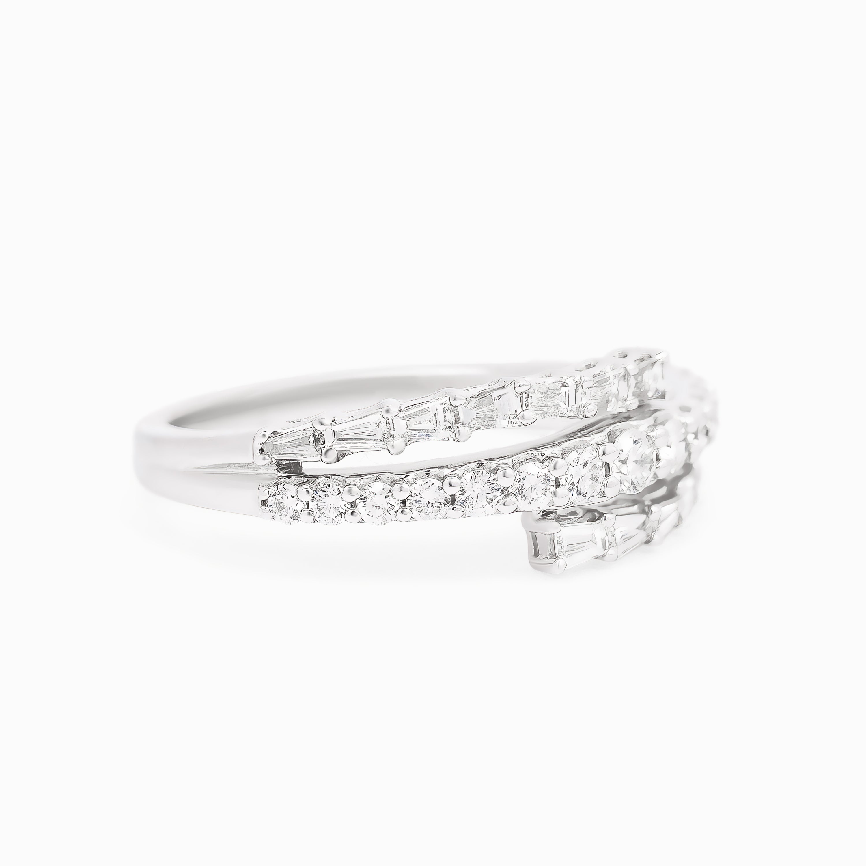 White Gold Ring with Diamond Only Stones