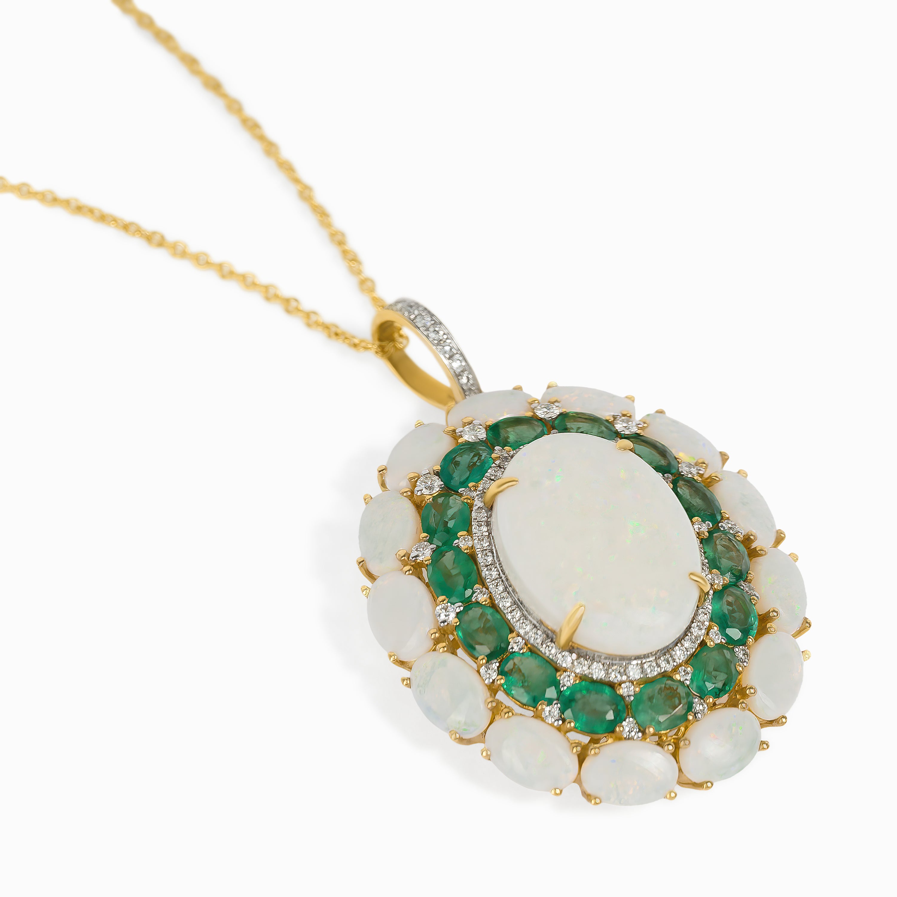 OPAL EMERALD PENDANT