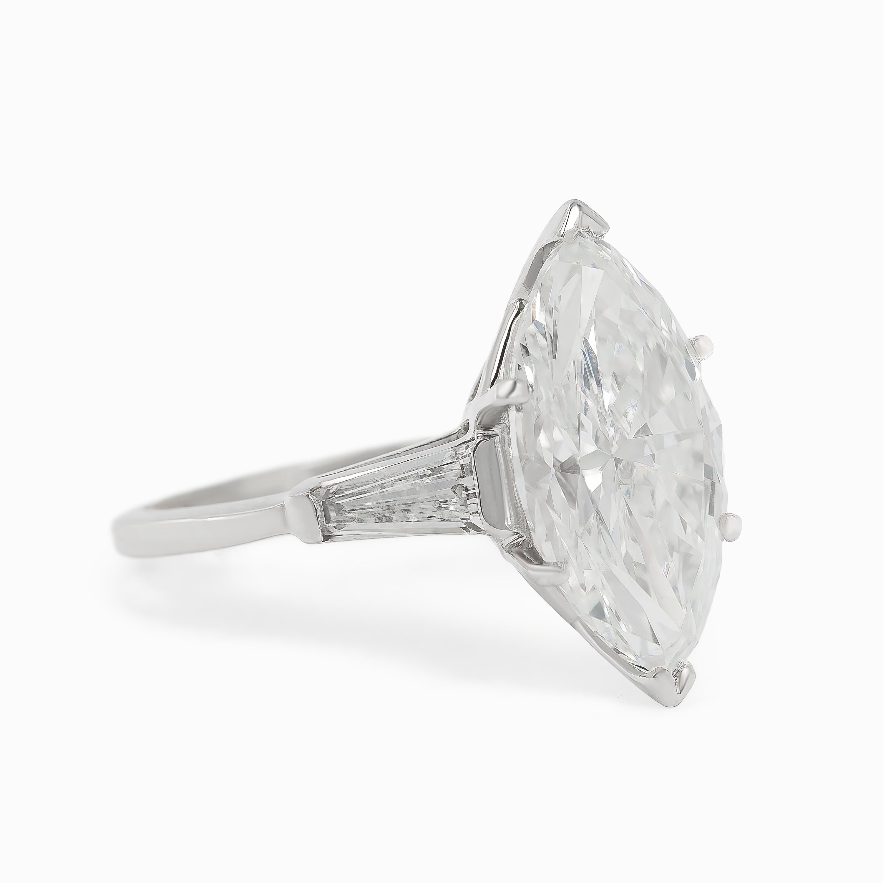 Yellow Gold Ring with Diamond Only Stones