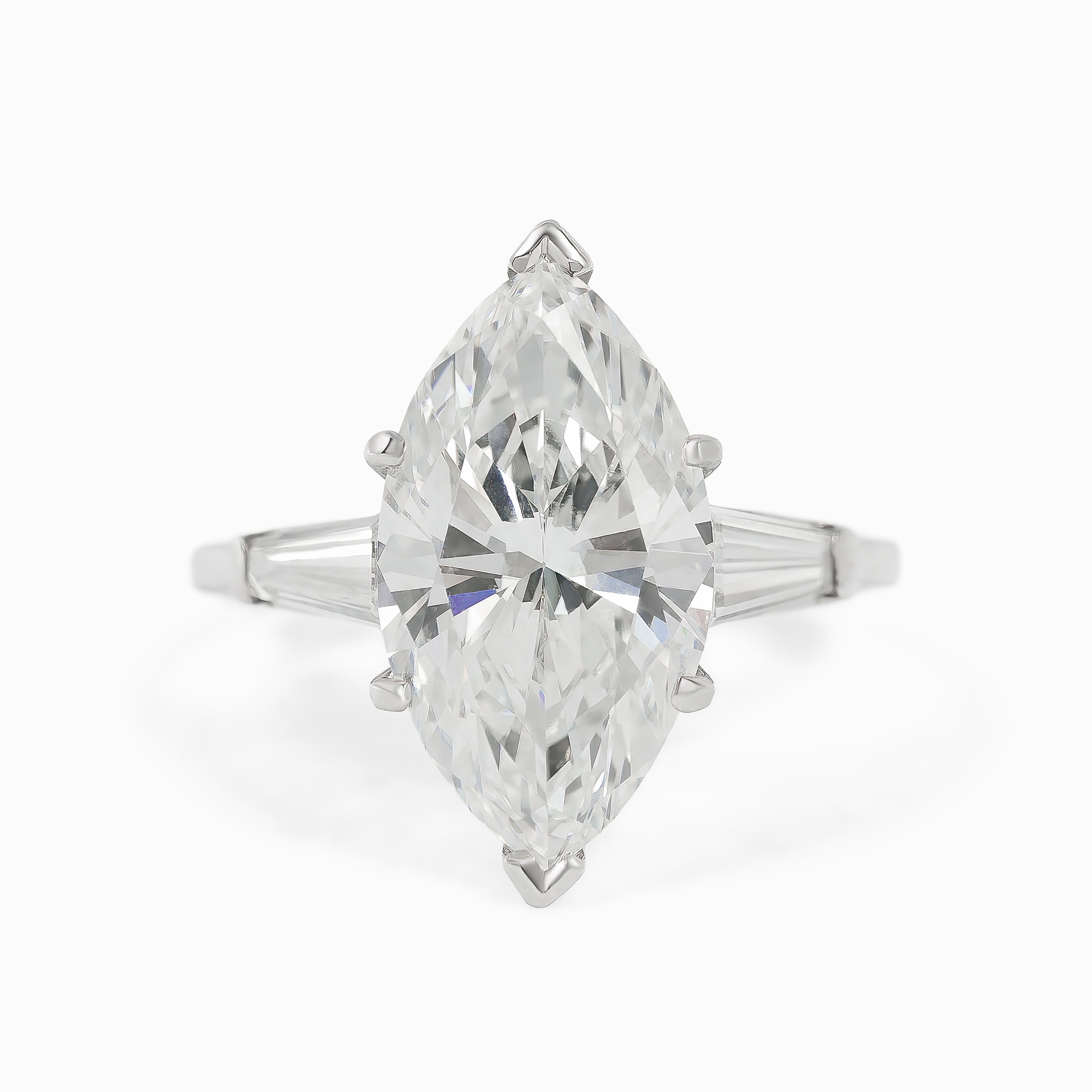 Yellow Gold Ring with Diamond Only Stones