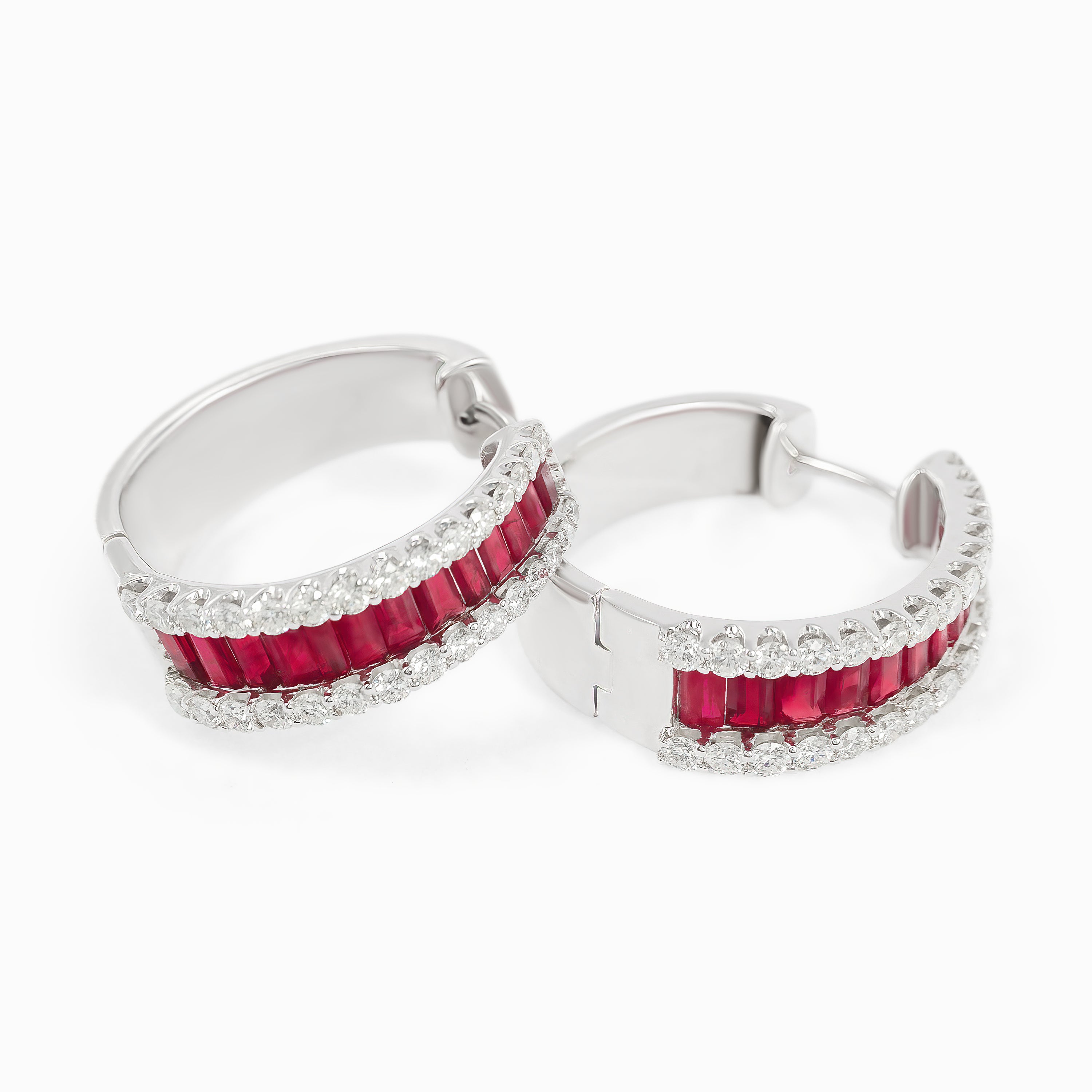 RUBY ELEGANCE HOOPS
