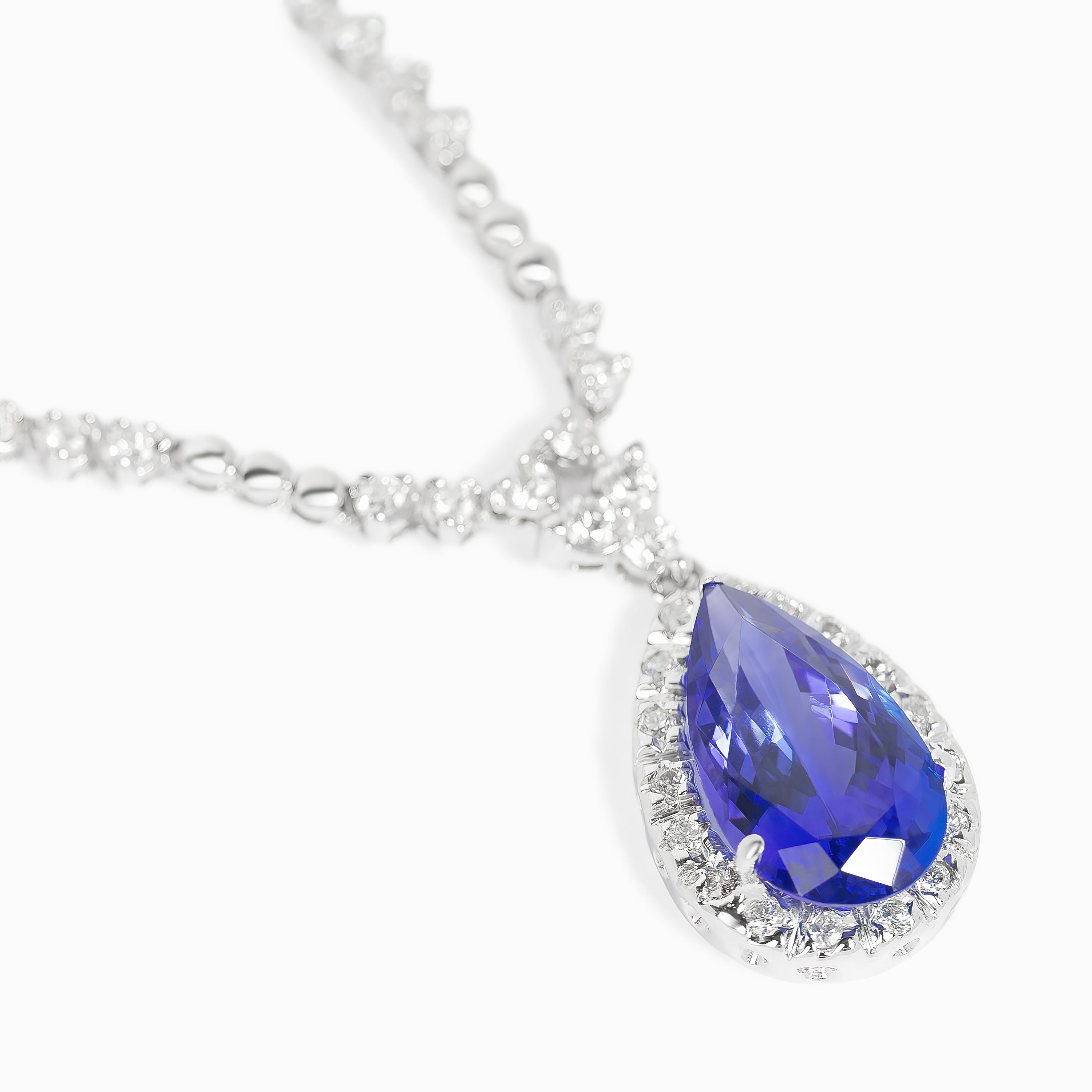 Diamond and Tanzanite Necklace