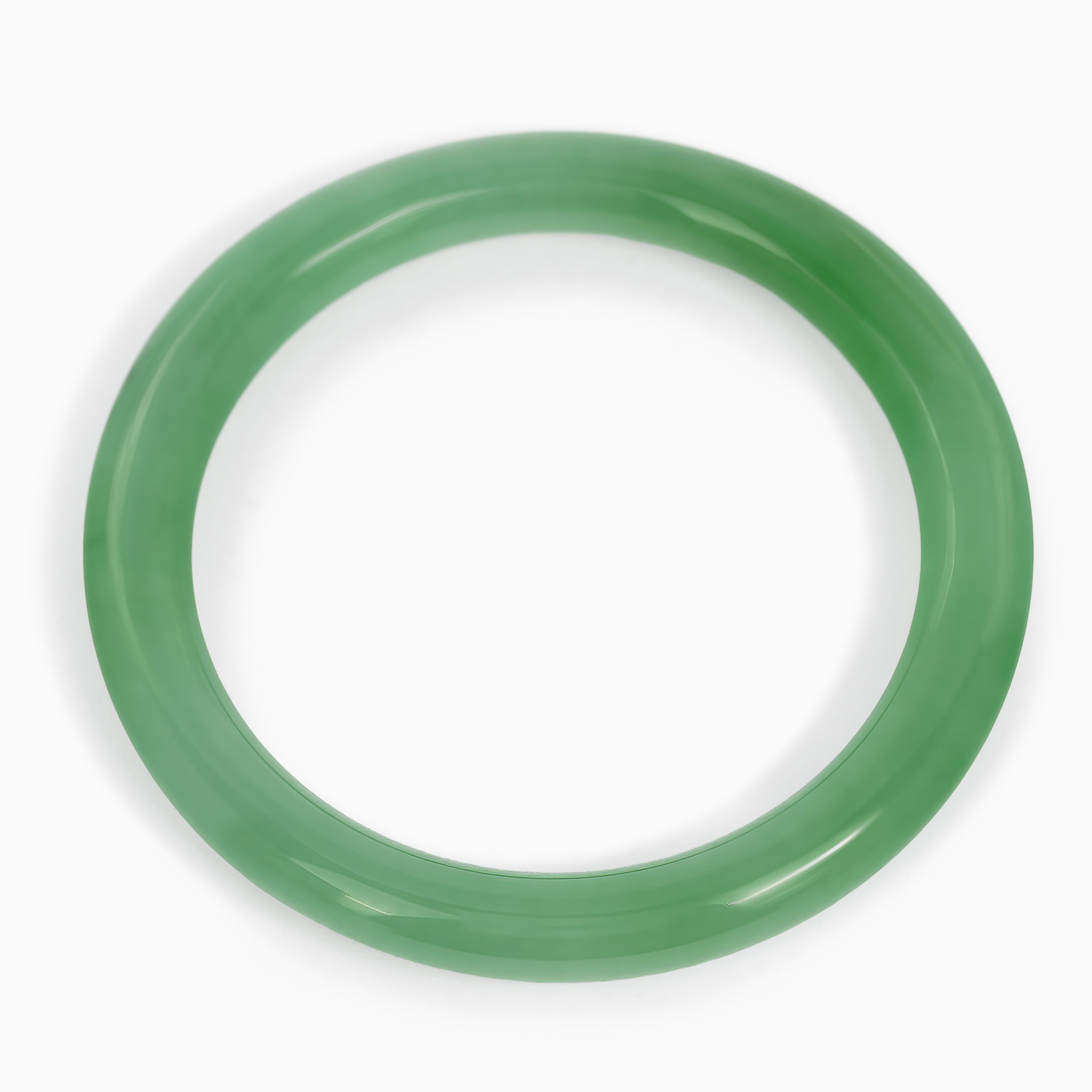 Stone Bangle Bracelet with Jade Stones