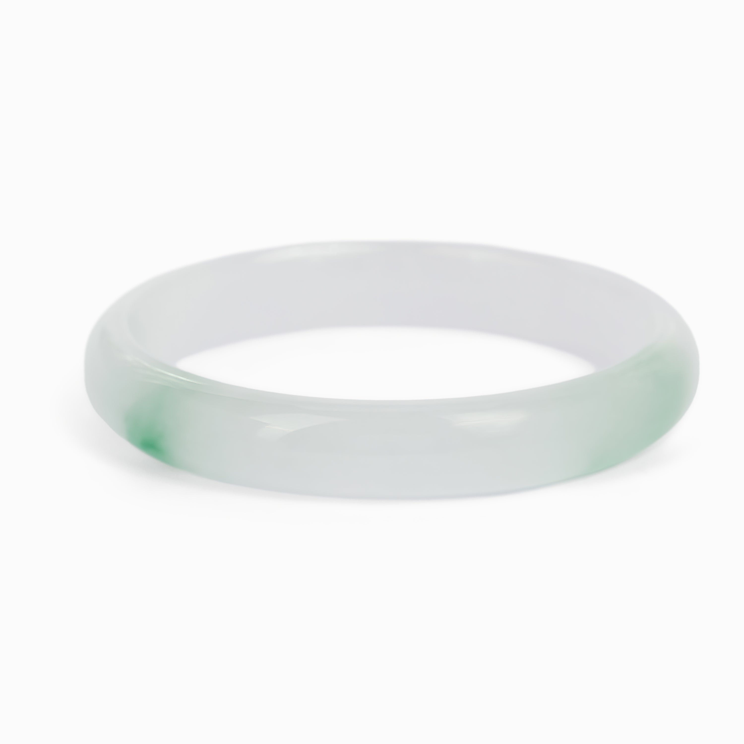 Stone Bangle Bracelet with Jade Stones