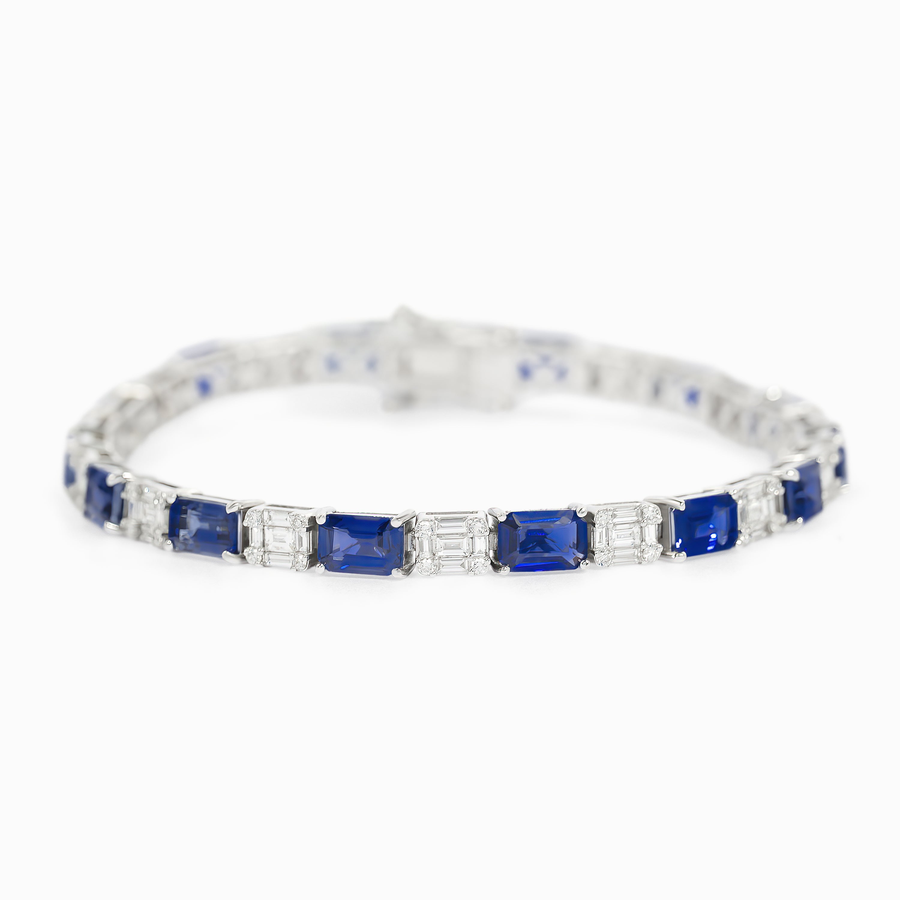Sapphire and Diamond Bracelet