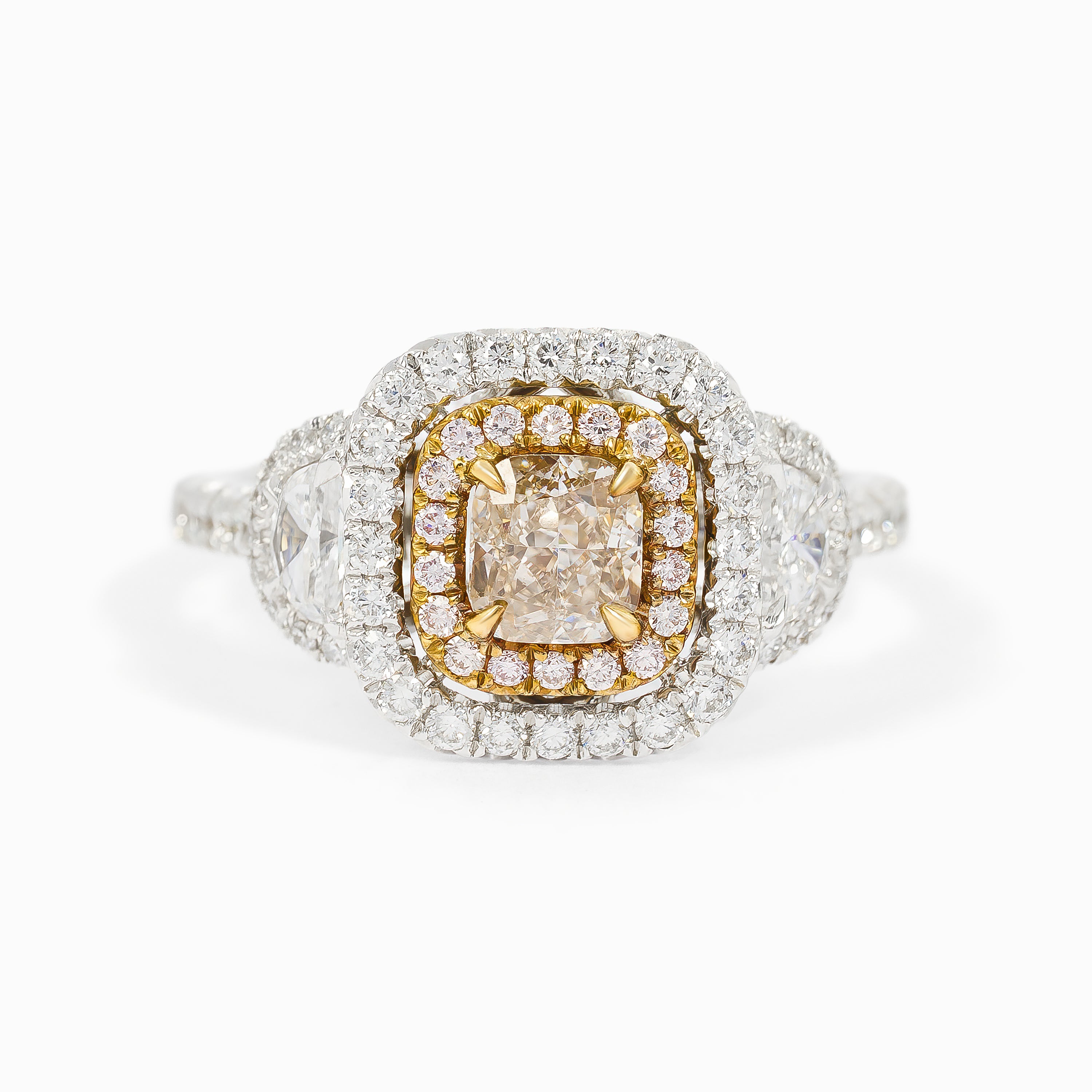 White Gold Ring with Diamond Only Stones