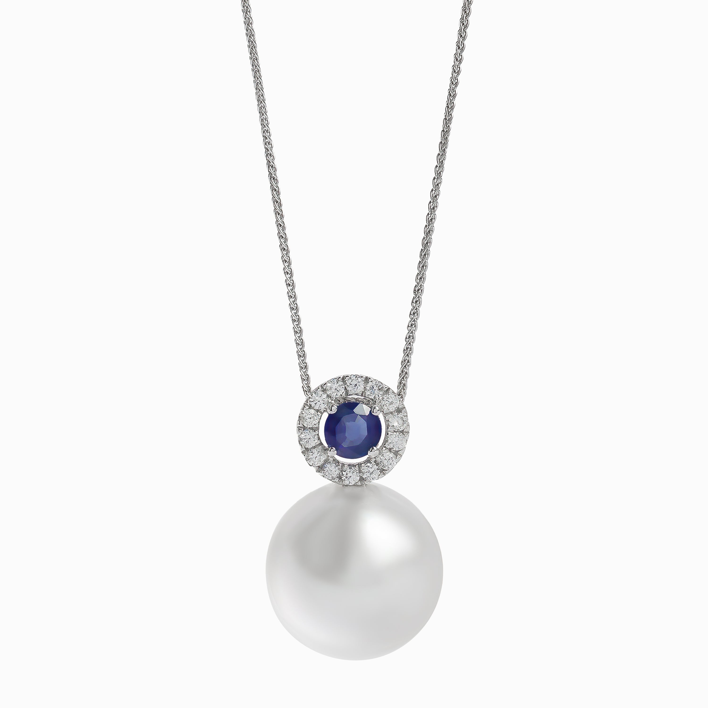 Pearl and Saphire Pendant