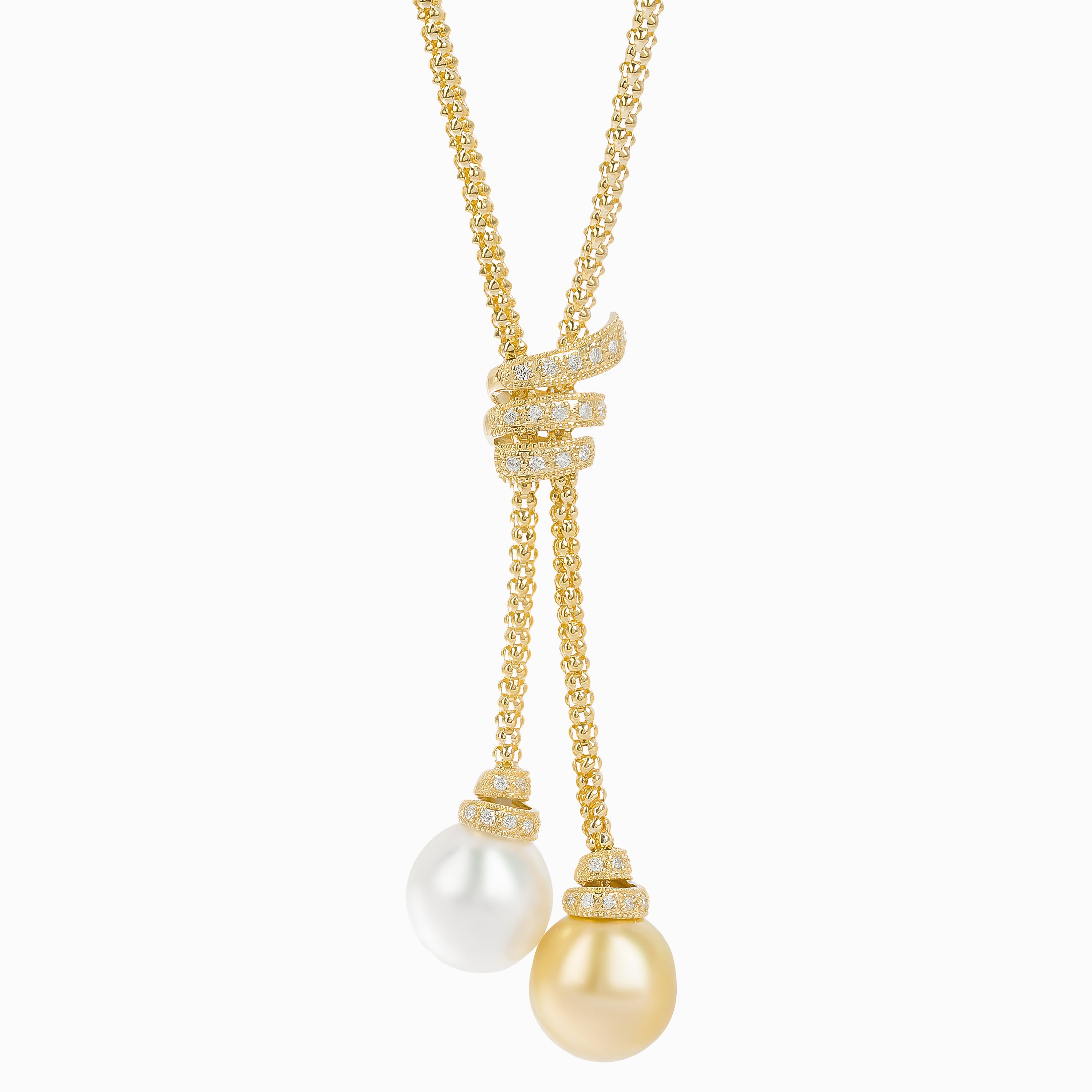 Gold Pearl Necklace